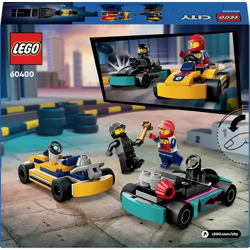60400 LEGO® CITY Go-Karts mit Rennfahrern 60400 LEGO® CITY Go-Karts mit Rennfahrern