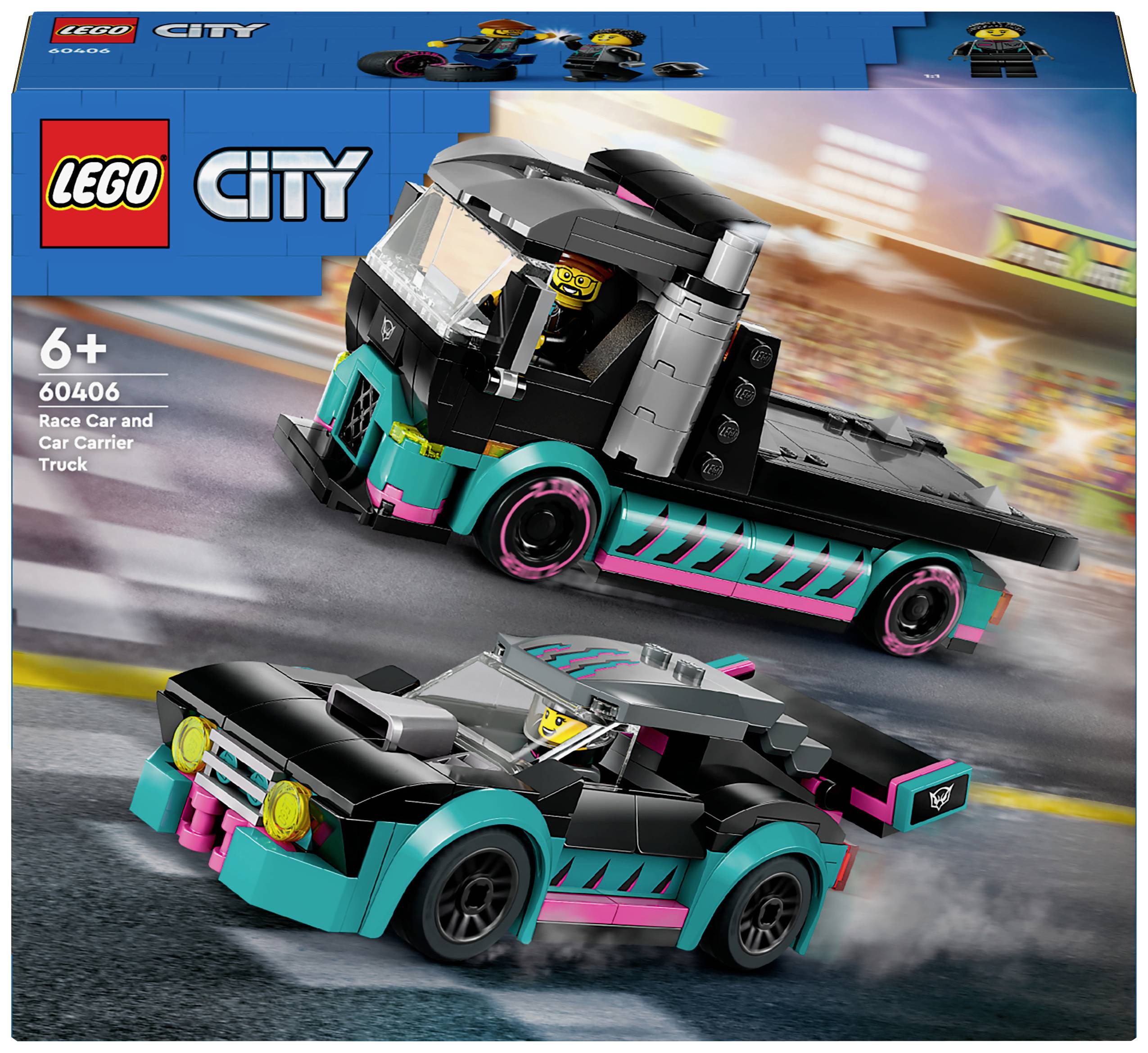 60406 LEGO® CITY Autotransporter mit Rennwagen