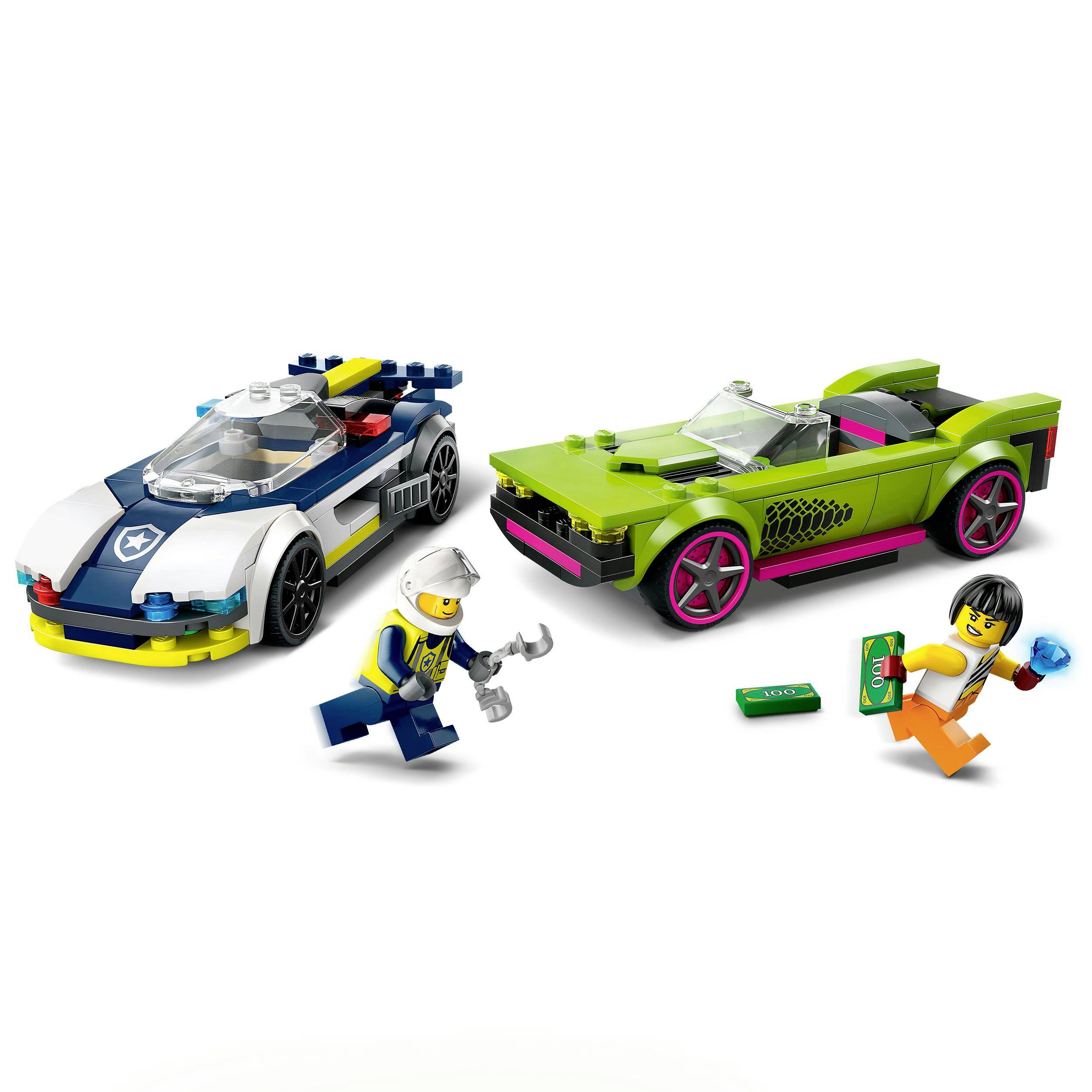 60415 LEGO® CITY Verfolgungsjagd mit Polizeiauto und Muscle Car