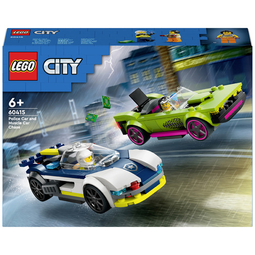 60415 LEGO® CITY Verfolgungsjagd mit Polizeiauto und Muscle Car