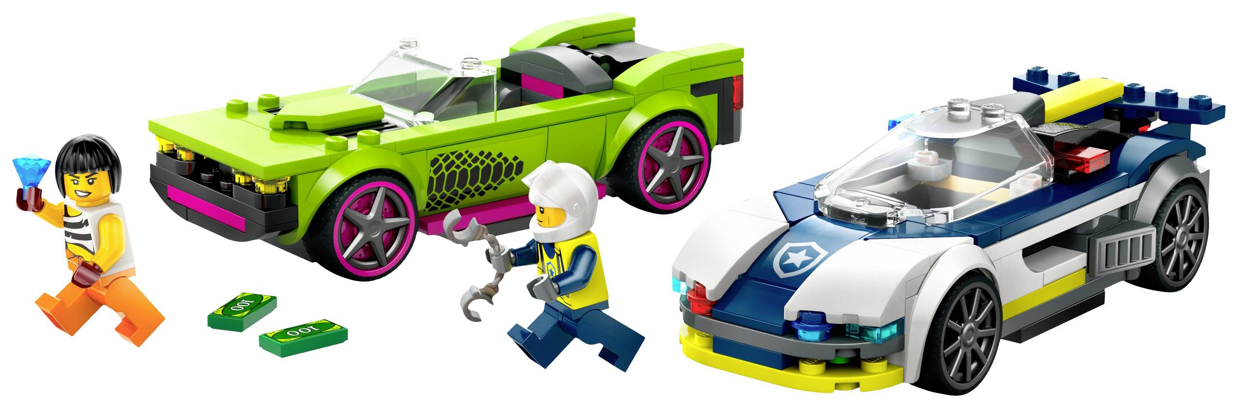 60415 LEGO® CITY Verfolgungsjagd mit Polizeiauto und Muscle Car