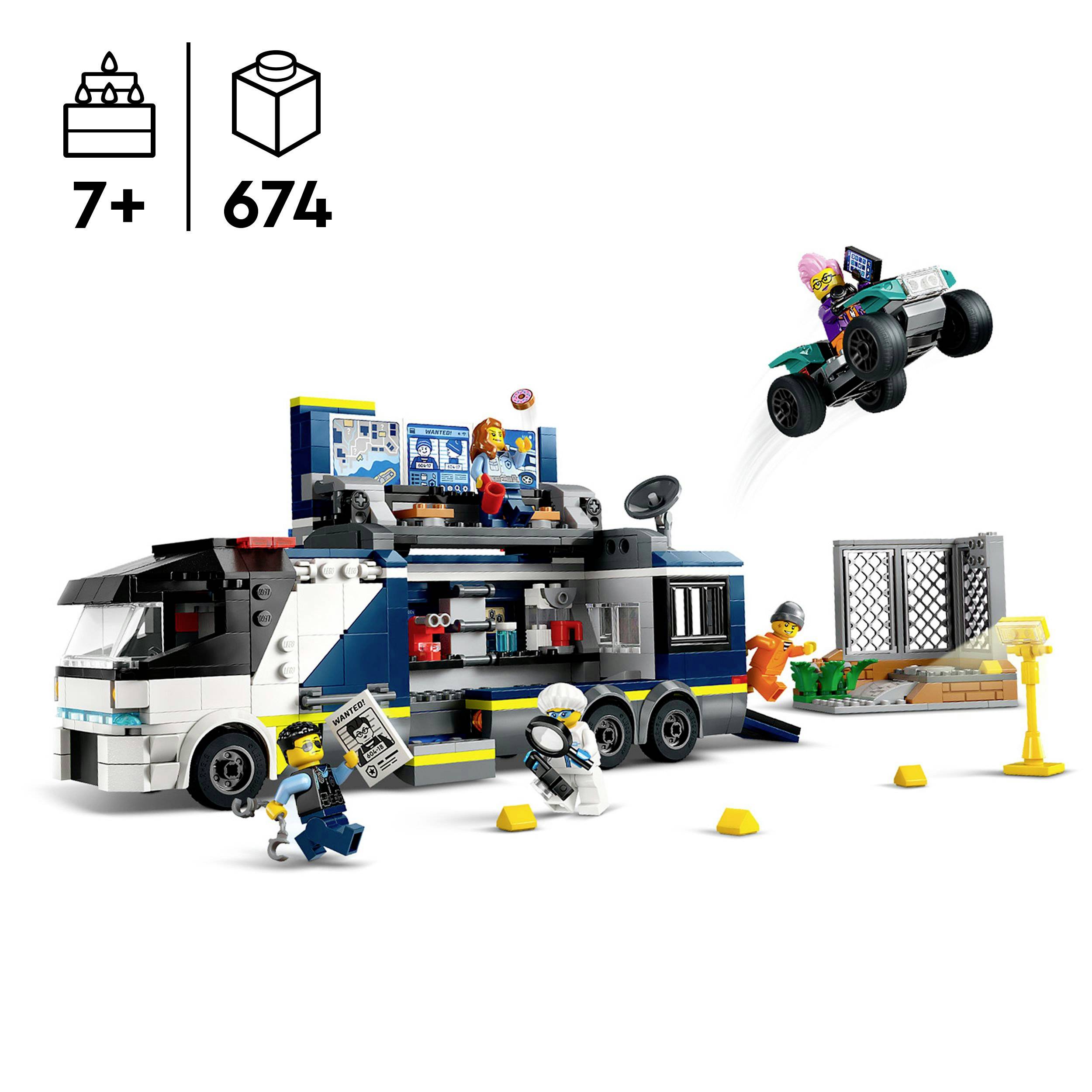 60418 LEGO® CITY Polizeitruck mit Labor