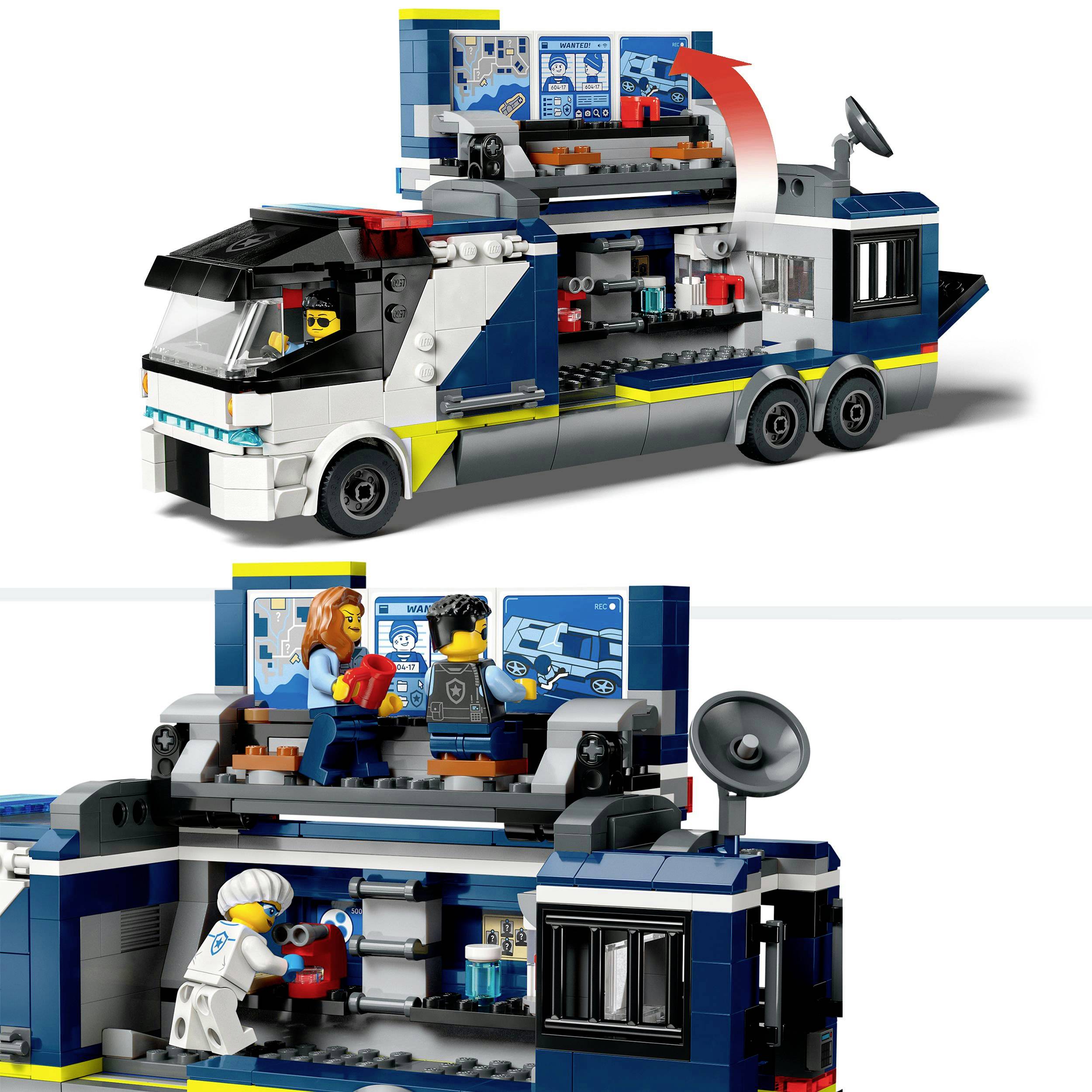 60418 LEGO® CITY Polizeitruck mit Labor