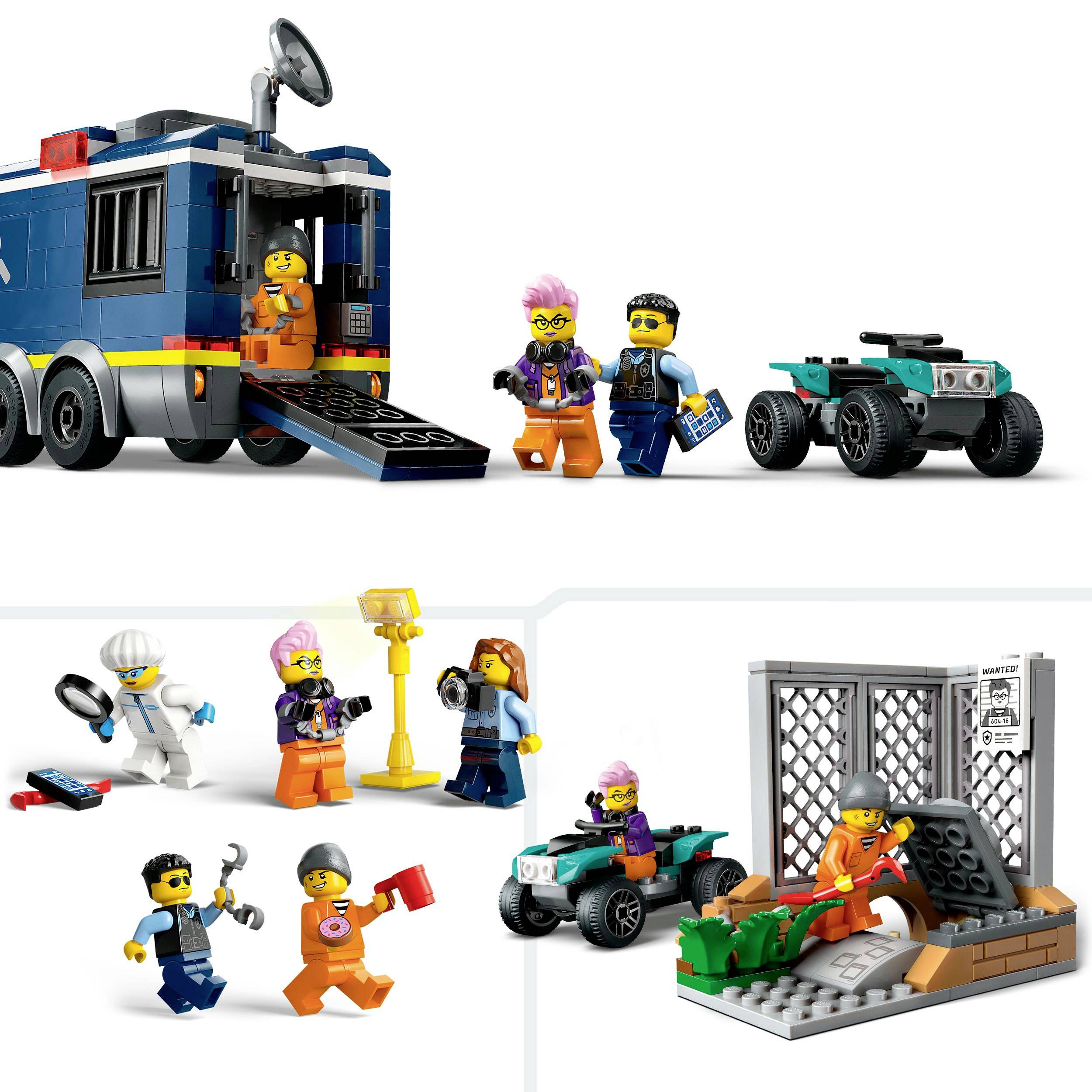 60418 LEGO® CITY Polizeitruck mit Labor