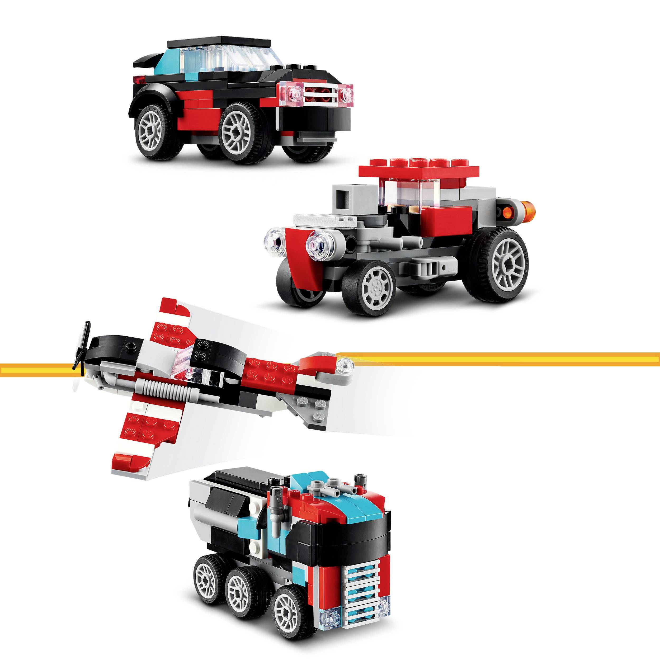 31146 LEGO® CREATOR Tieflader mit Hubschrauber