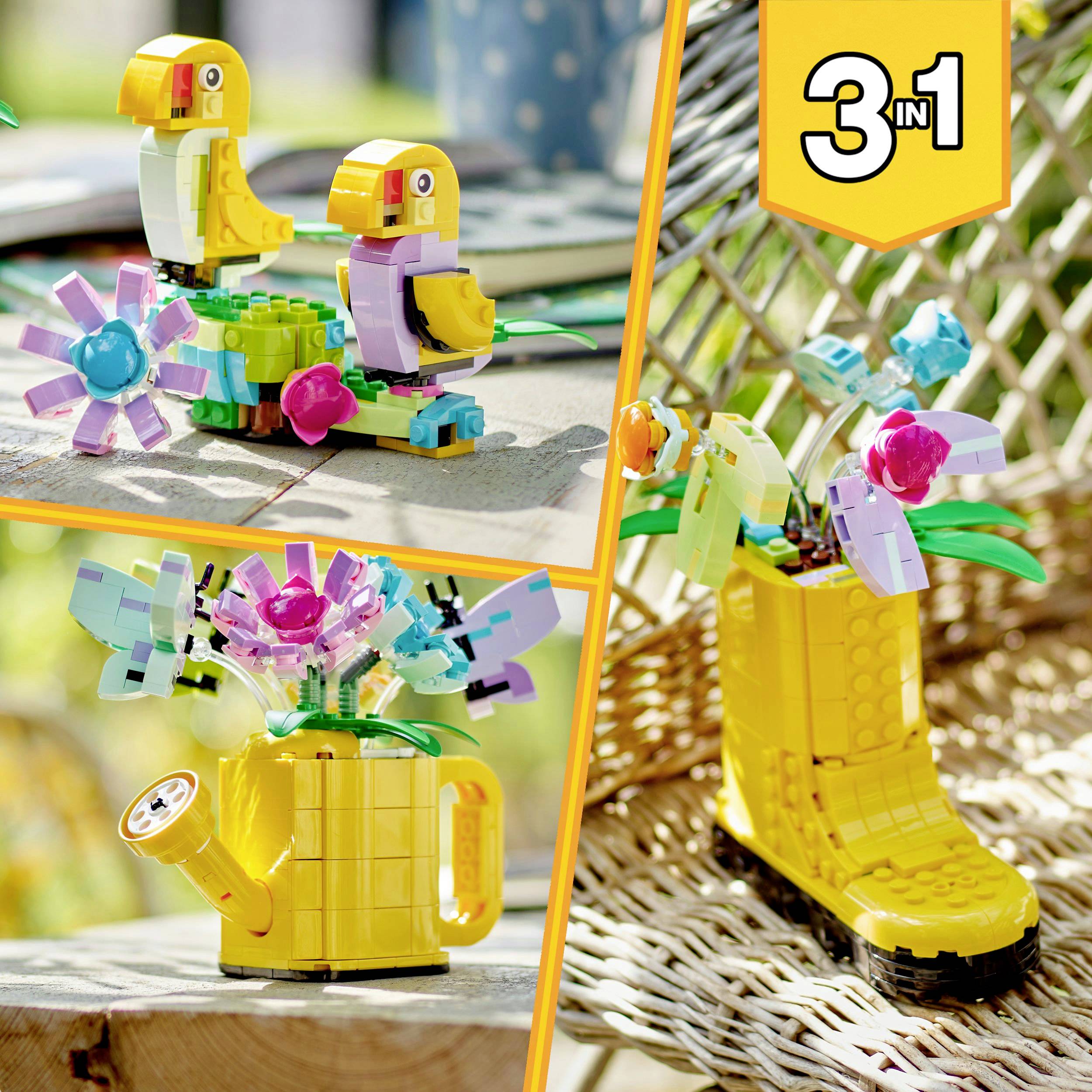 31149 LEGO® CREATOR Gießkanne mit Blumen