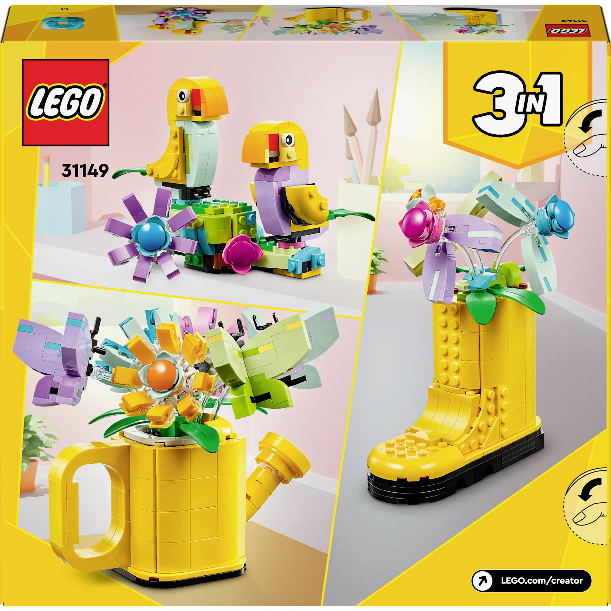 31149 LEGO® CREATOR Gießkanne mit Blumen