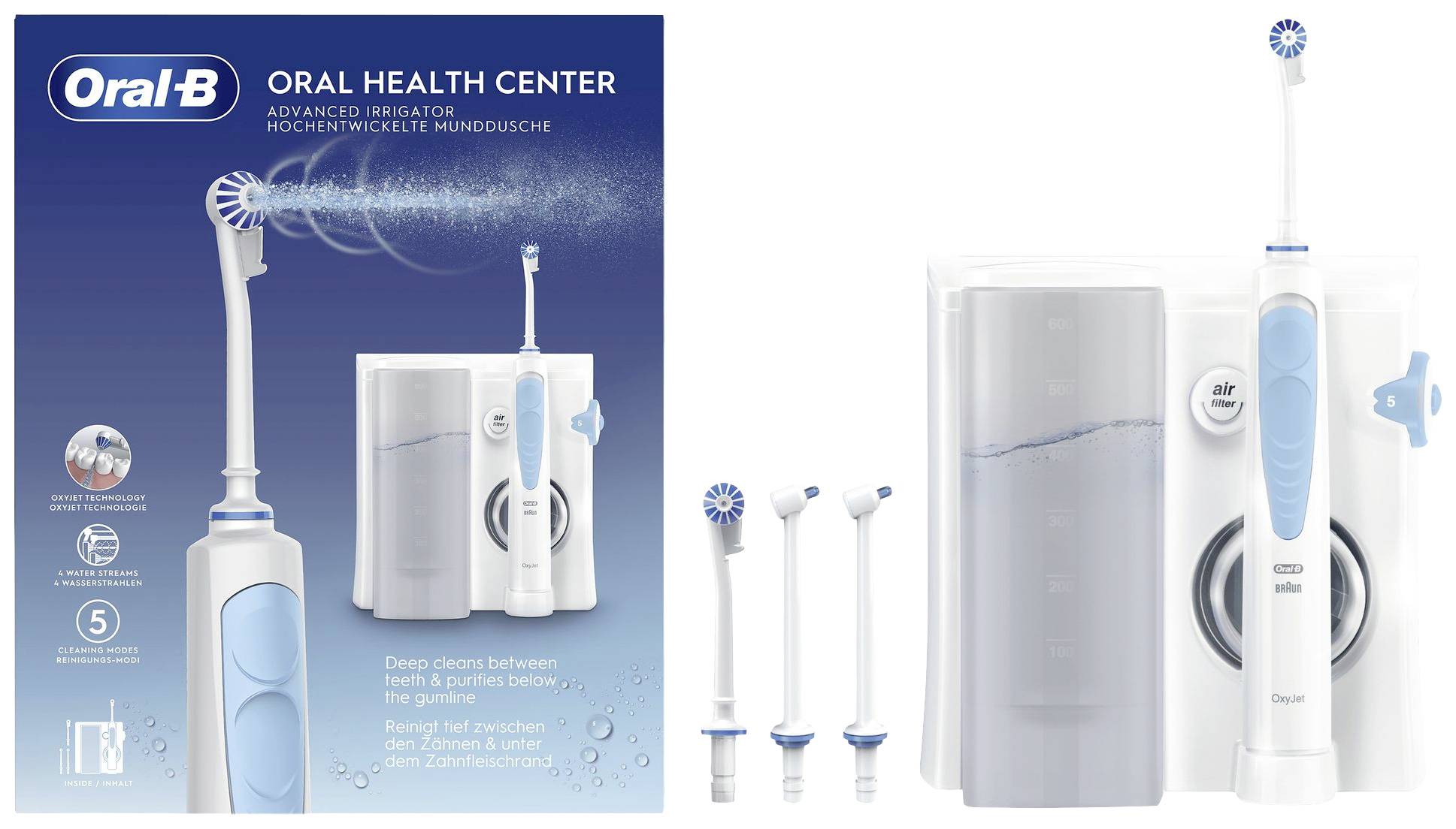 Oral-B Oxyjet Health Center JAS23 JAS23 Munddusche Weiß, Blau