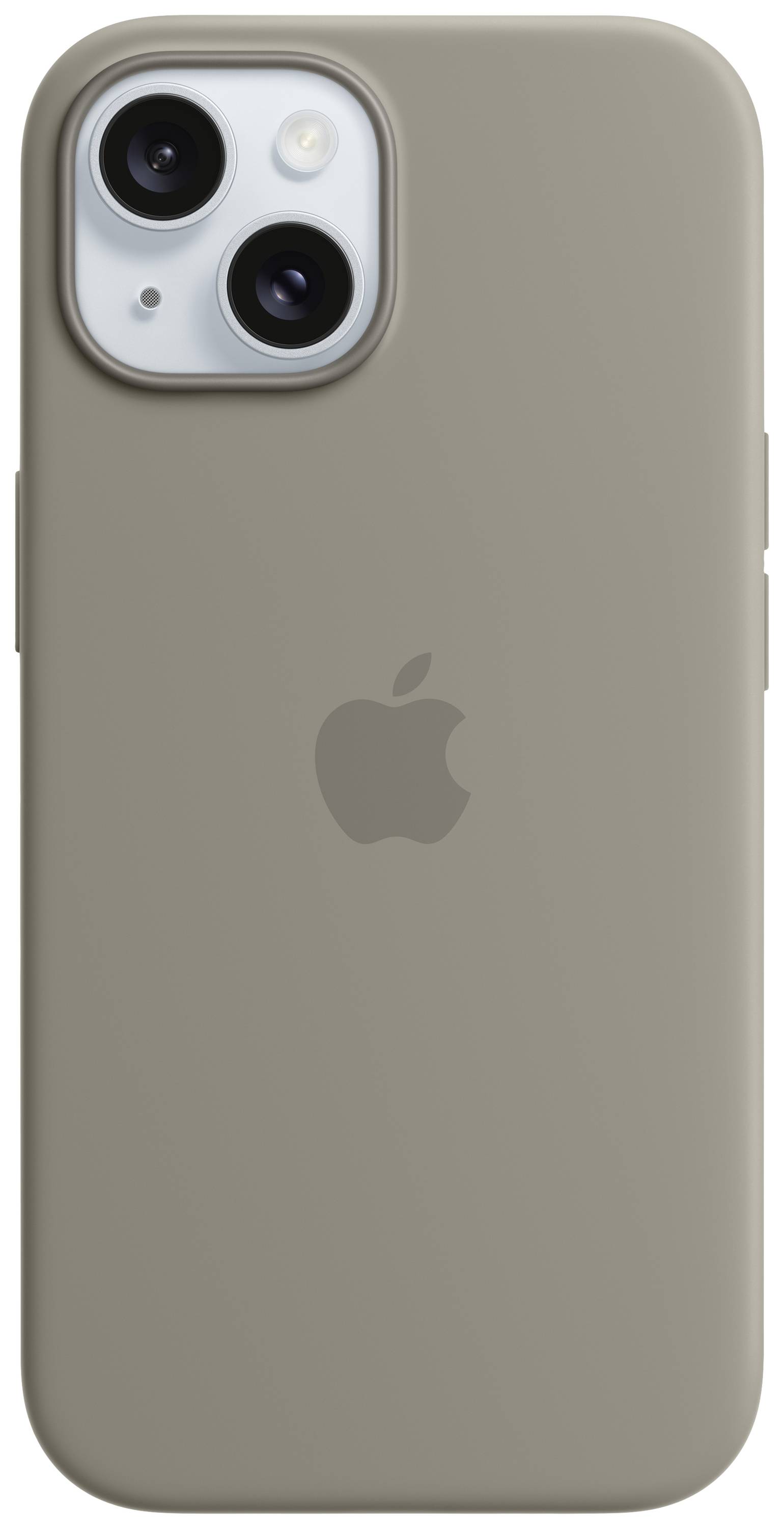 Apple Silicon Case MagSafe Backcover Apple iPhone 15 Tonbraun Induktives Laden, Stoßfest MT0Q3ZM/A