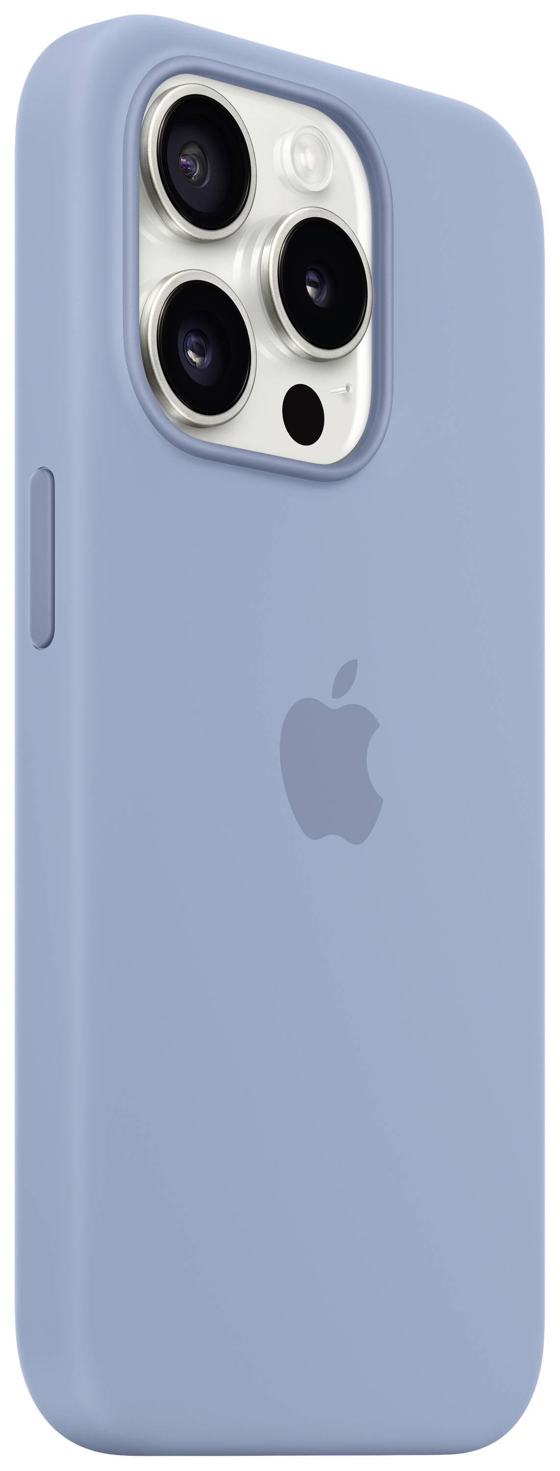 Apple Silicon Case MagSafe Backcover Apple iPhone 15 Pro Winterblau Induktives Laden, Stoßfest MT1L3ZM/A