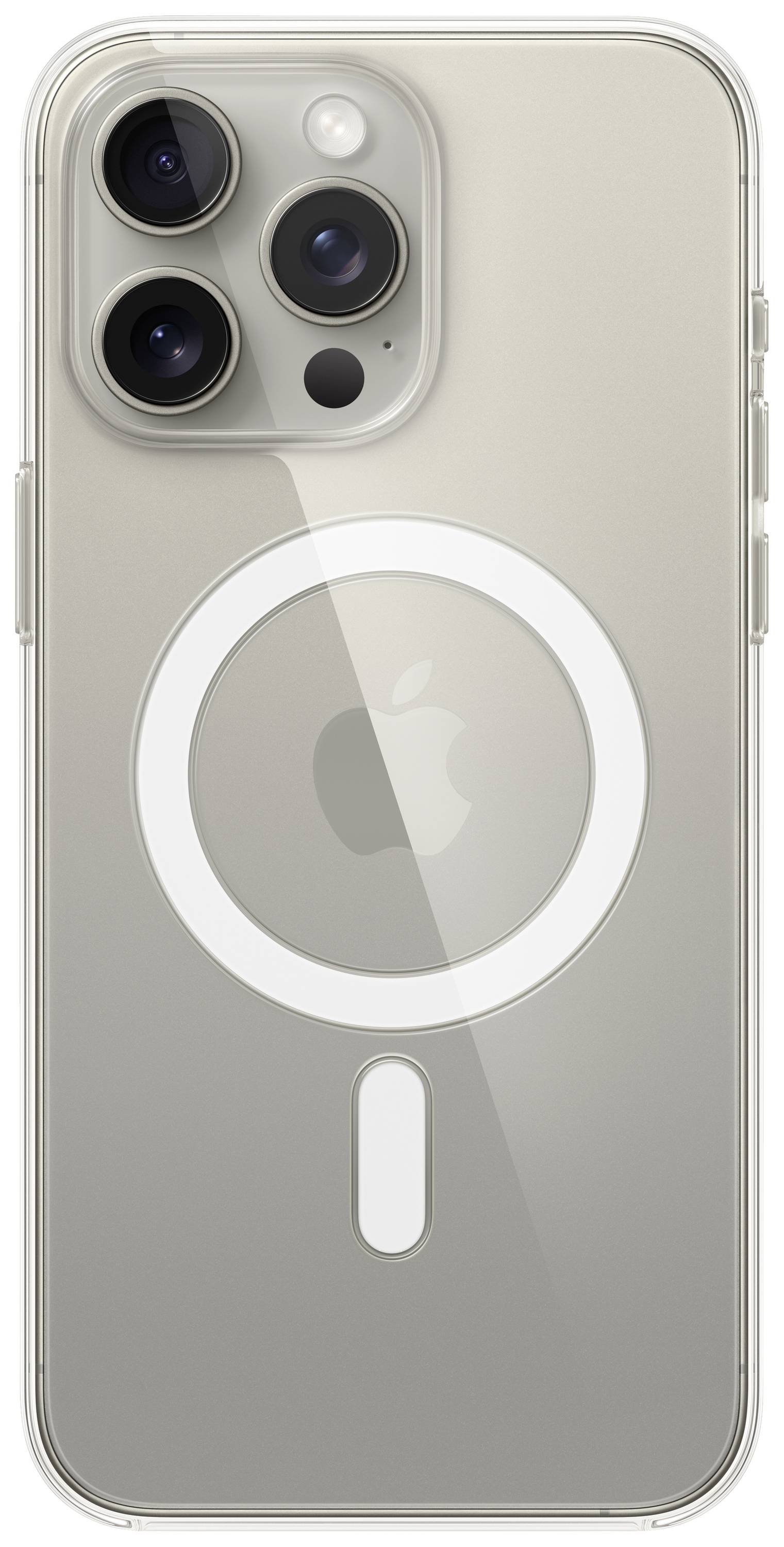 Apple Clear Case Backcover Apple iPhone 15 Pro Max Transparent Induktives Laden, Stoßfest MT233ZM/A