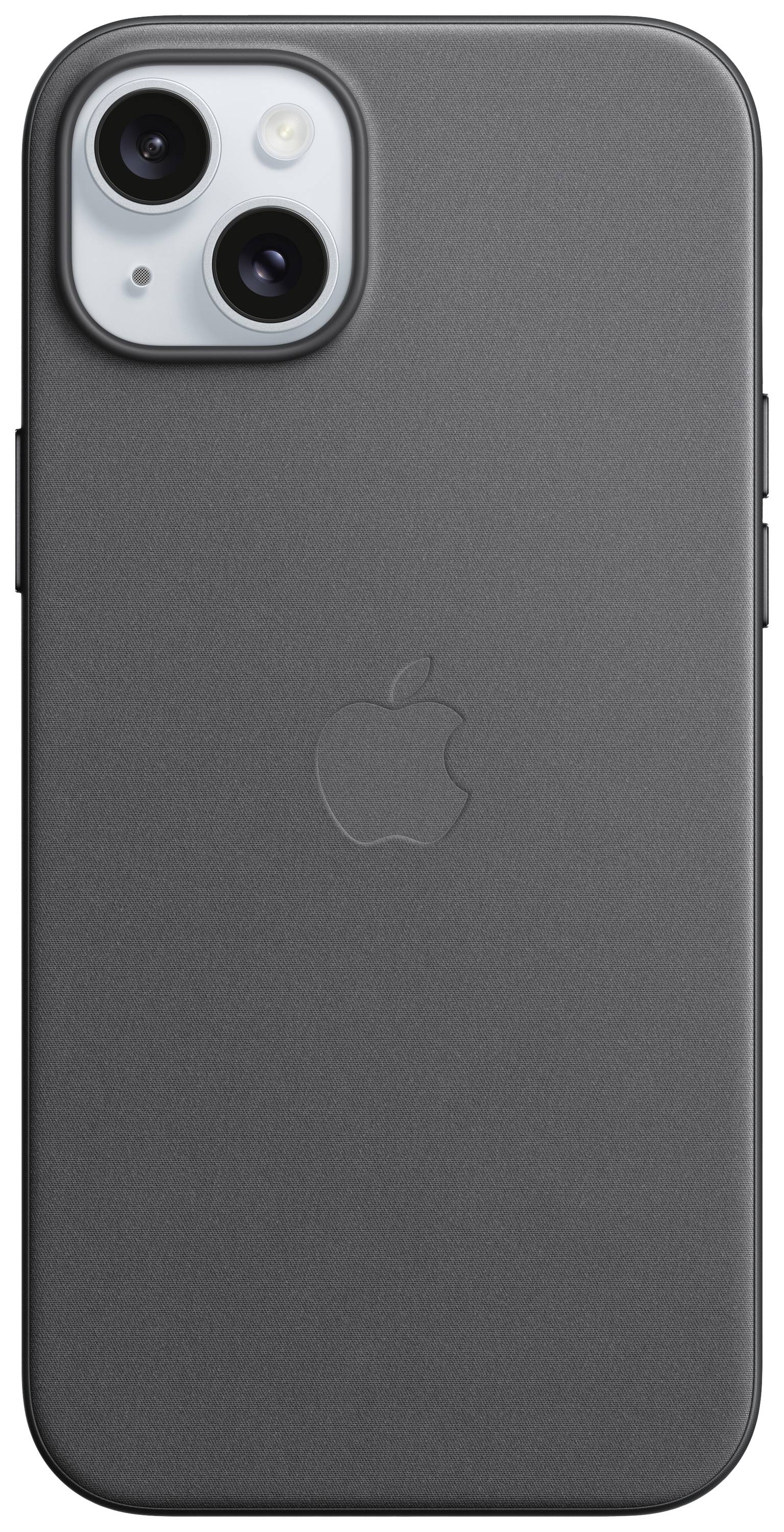 Apple Finewoven Case Backcover Apple iPhone 15 Plus Schwarz Induktives Laden, Stoßfest MT423ZM/A