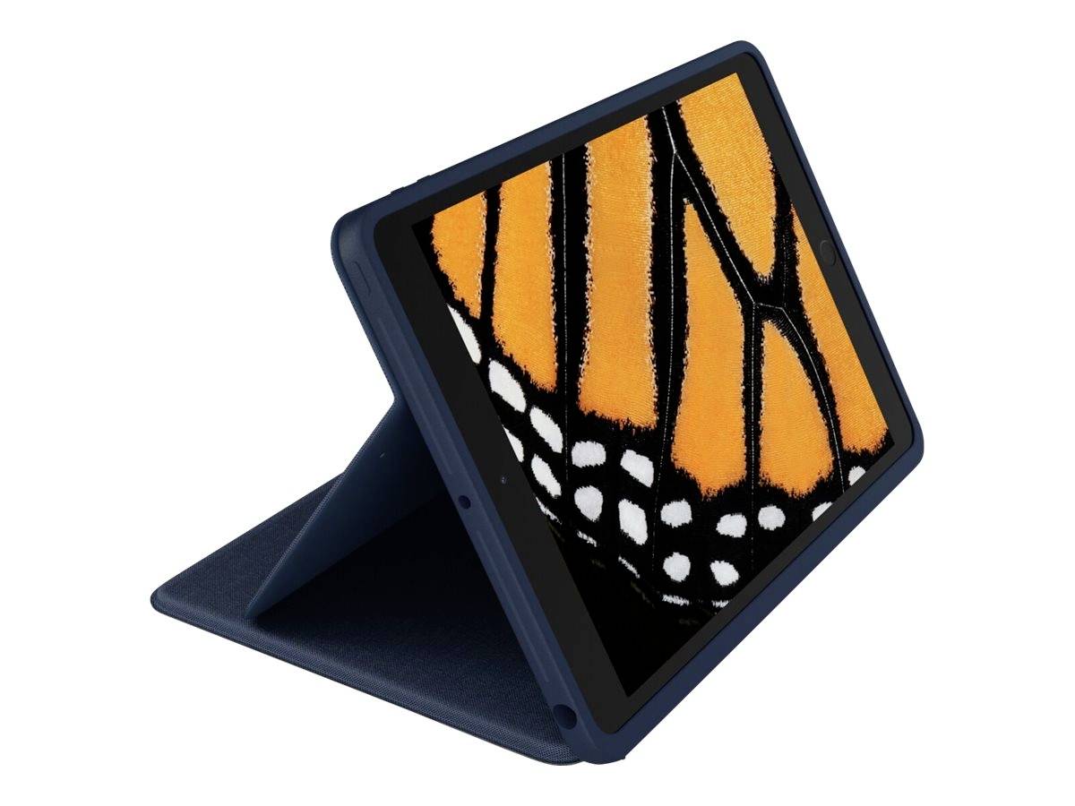 Logitech Rugged Combo 3 Touch Tablet-Tastatur Passend für Marke (Tablet): Apple iPad (7. Generation), iPad (8. Generation), iPad (9. Generation)