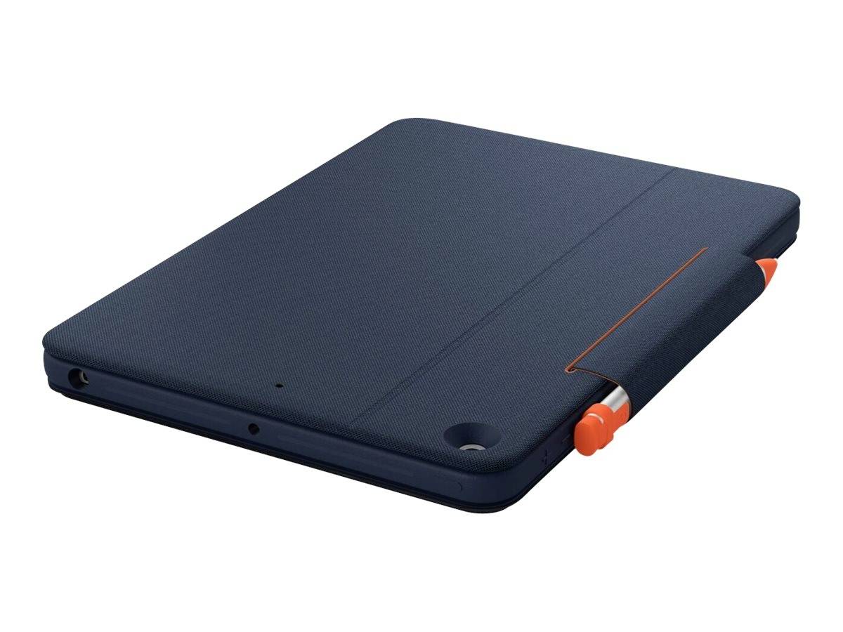 Logitech Rugged Combo 3 Touch Tablet-Tastatur Passend für Marke (Tablet): Apple iPad (7. Generation), iPad (8. Generation), iPad (9. Generation)