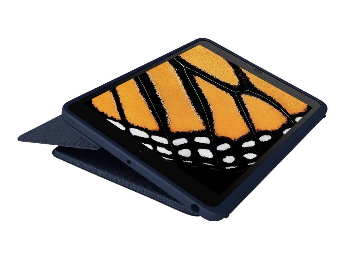 Logitech Rugged Combo 3 Touch Tablet-Tastatur Passend für Marke (Tablet): Apple iPad (7. Generation), iPad (8. Generation), iPad (9. Generation)