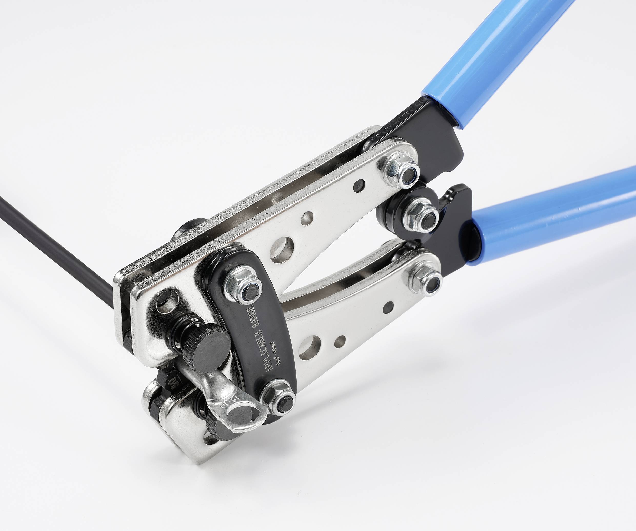 TRU COMPONENTS TC-11894512 Rohrkabelschuh-Sortiment 6 - 50mm² mit Crimpzange 6mm² 50mm² Silber 281St.