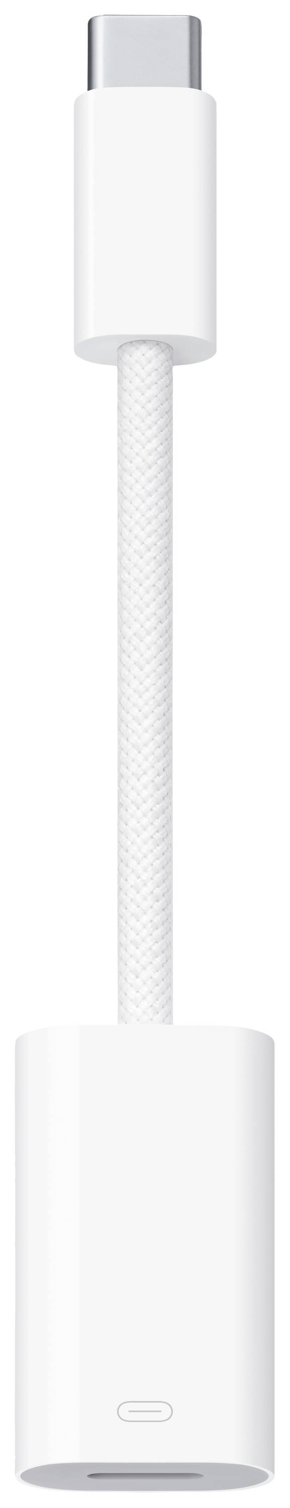 Weißer Adapter: USB-C-Stecker zu USB-A-Buchse mit kurzem Kabel, geeignet zum Verbinden von Geräten mit unterschiedlichen Anschlüssen.