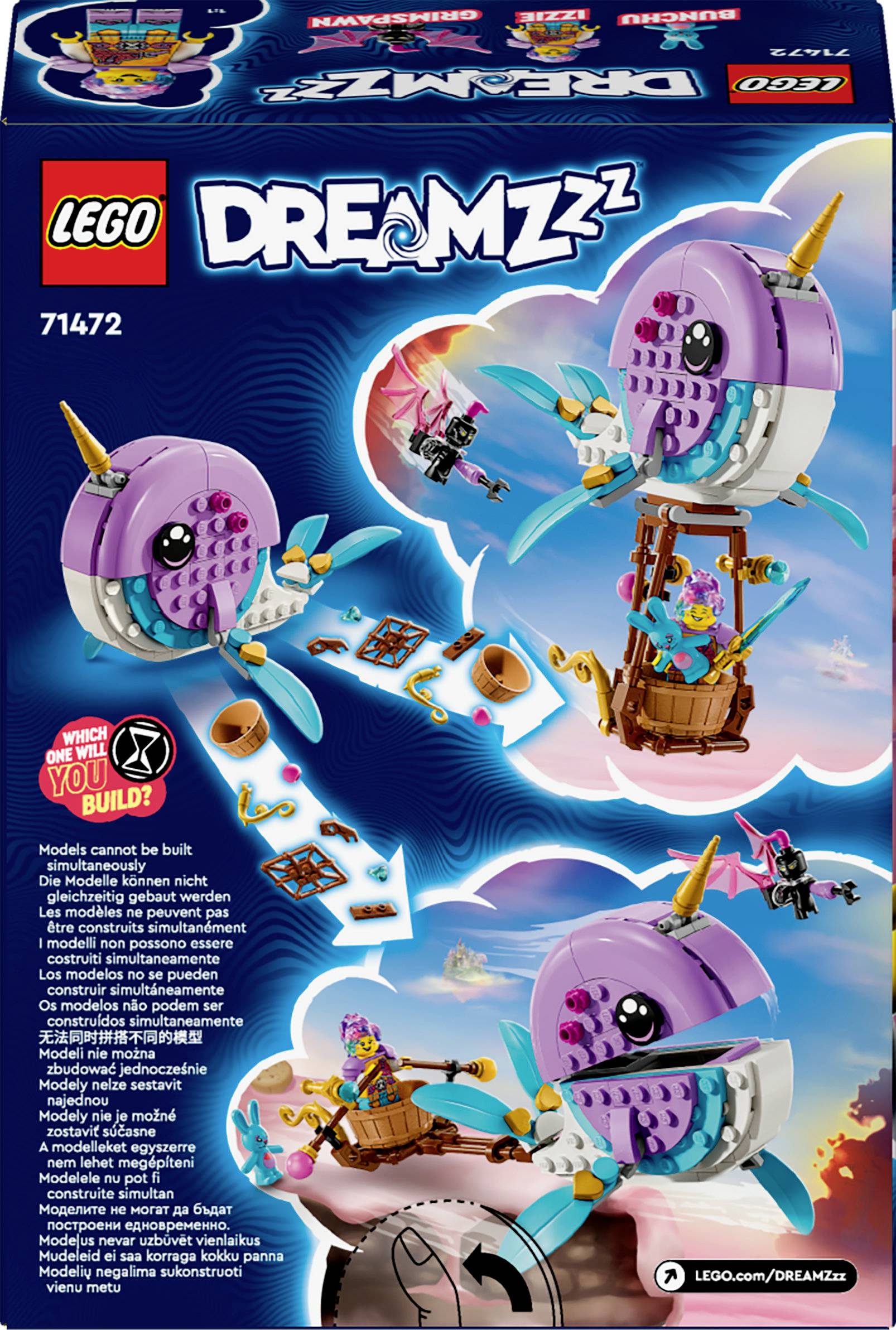71472 LEGO® DREAMZZZ Izzies Narwal-Heißluftballon