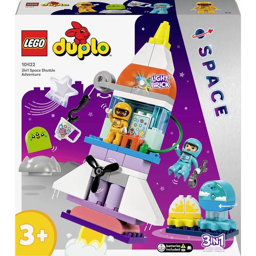 10422 LEGO DUPLO 3-in-1-Spaceshuttle für viele Abenteuer