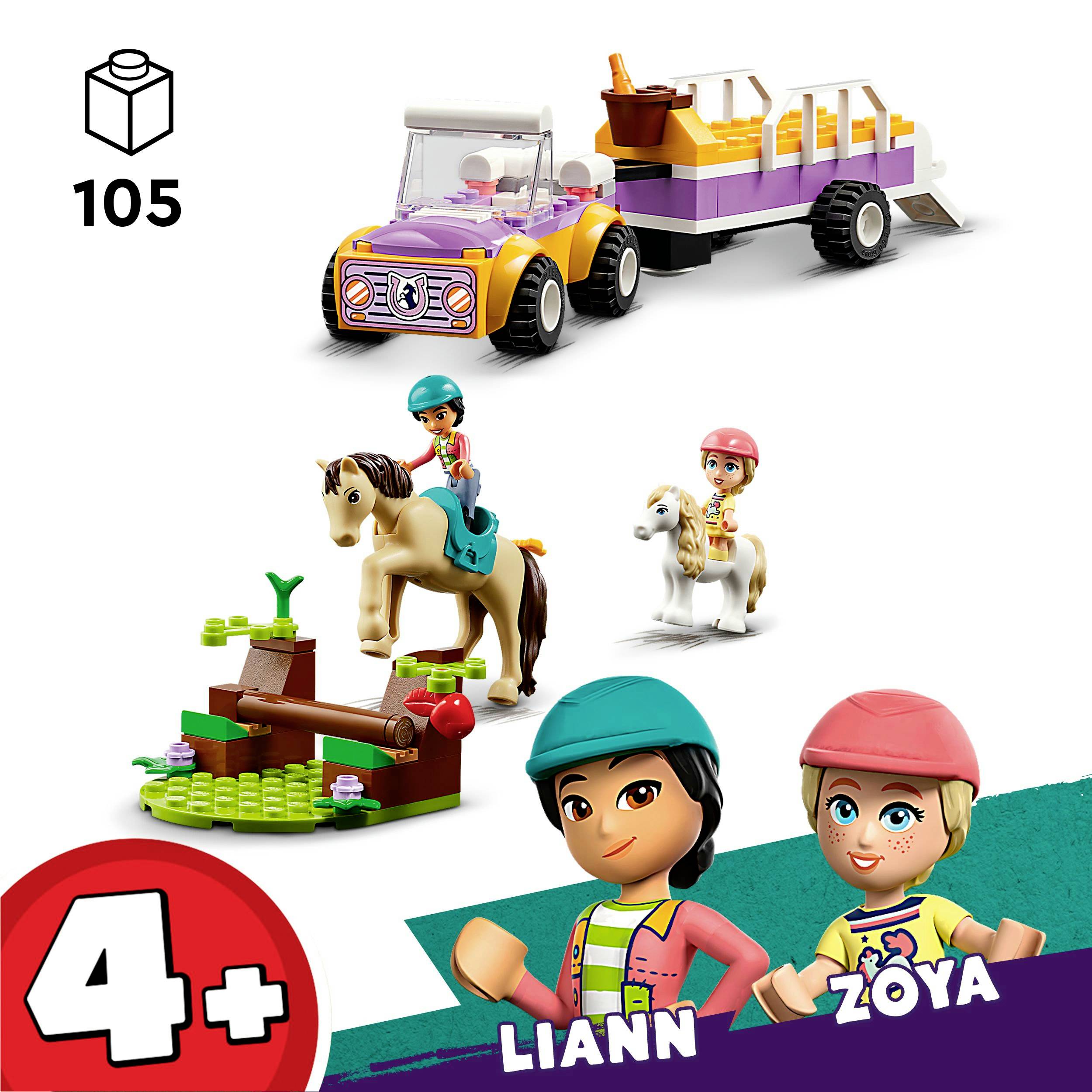 42634 LEGO® FRIENDS Pferde- und Pony-Anhänger