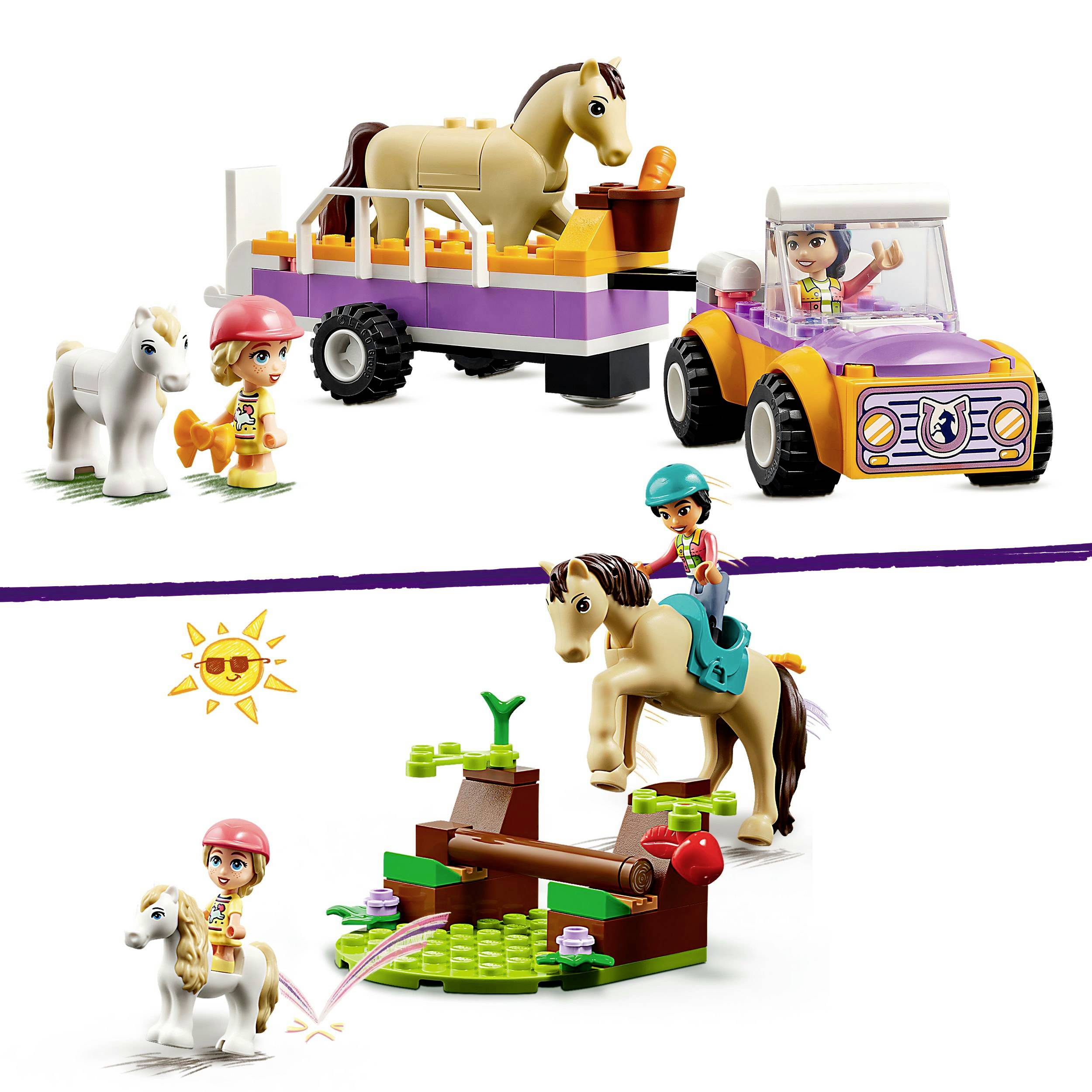 42634 LEGO® FRIENDS Pferde- und Pony-Anhänger