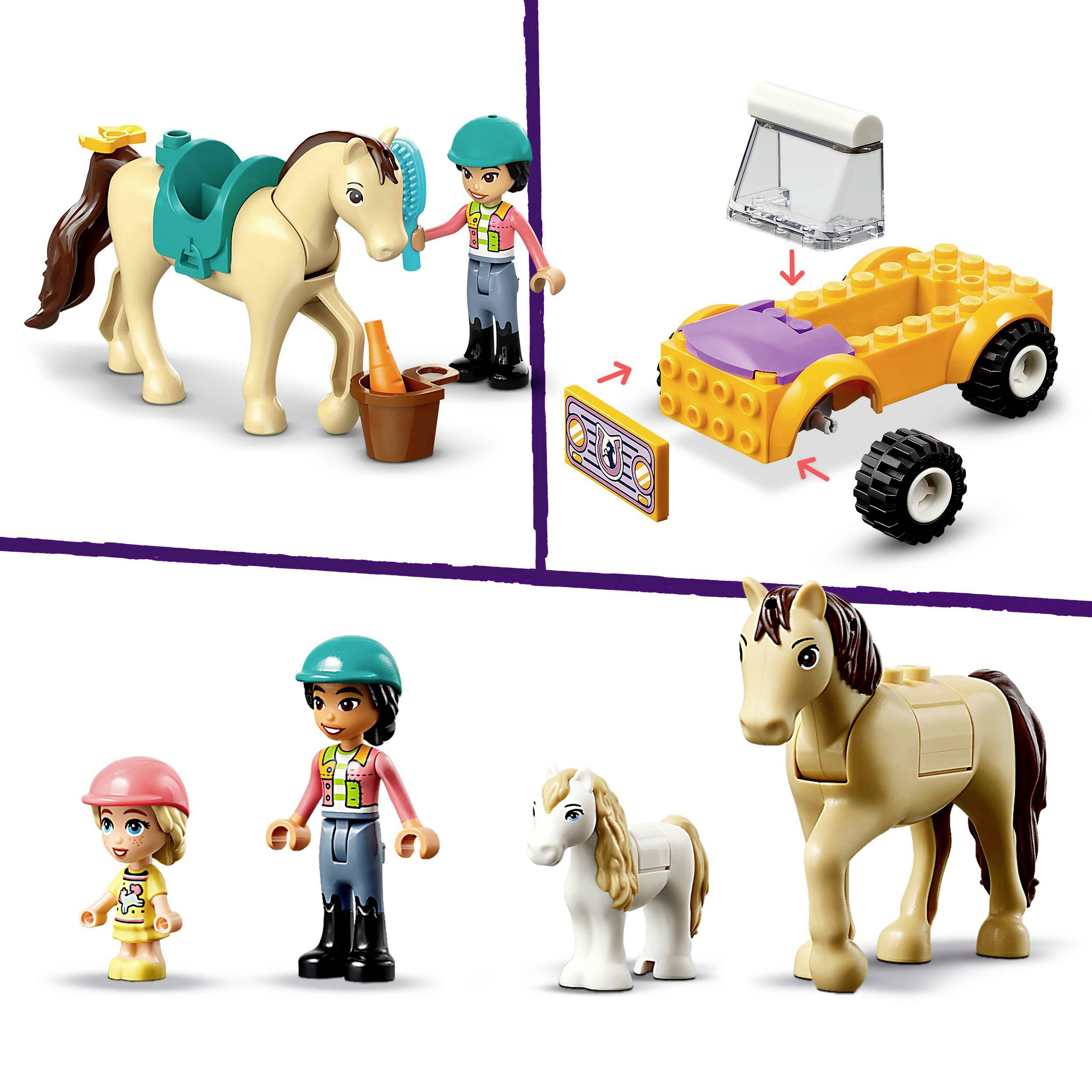 42634 LEGO® FRIENDS Pferde- und Pony-Anhänger