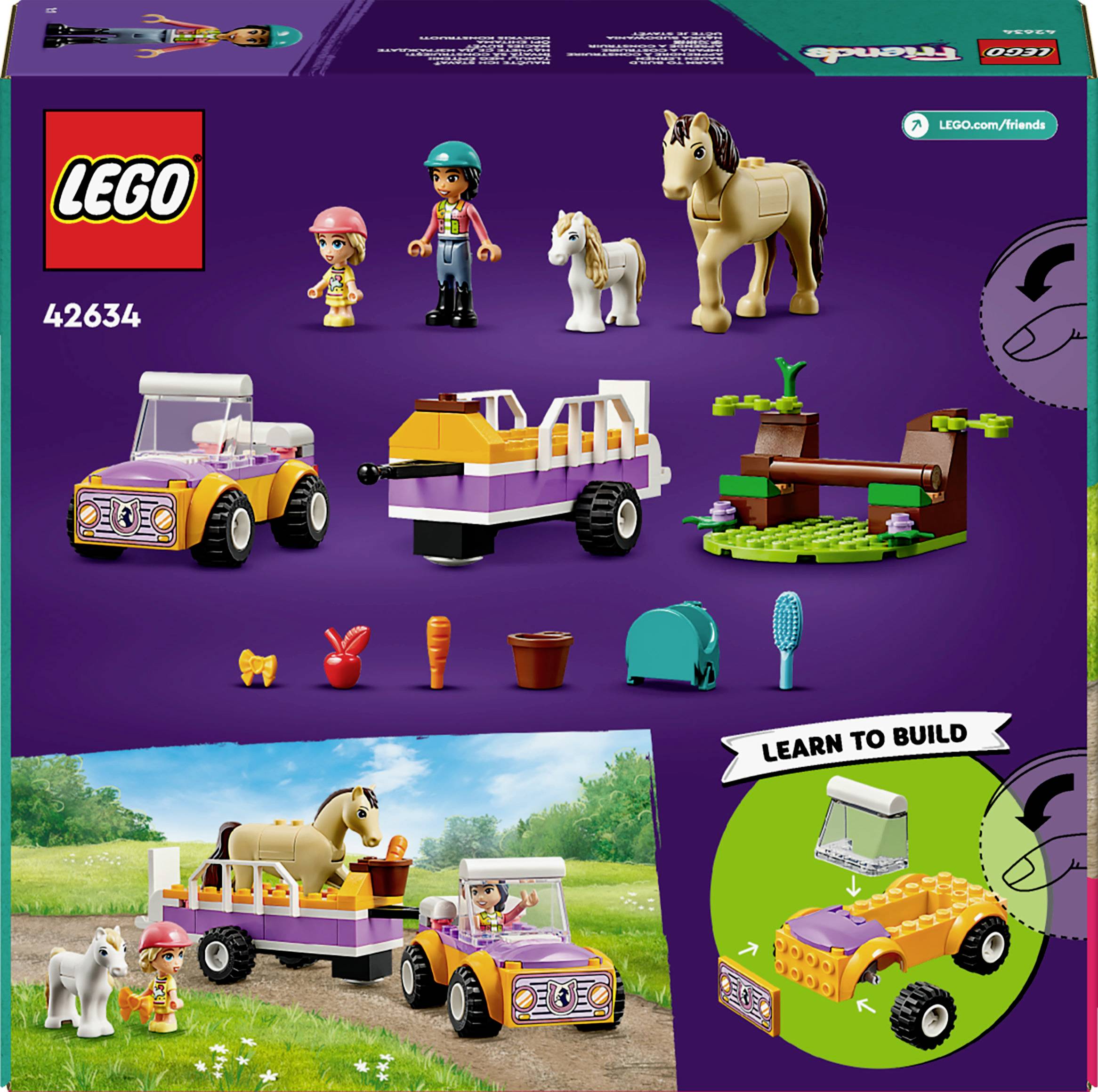 42634 LEGO® FRIENDS Pferde- und Pony-Anhänger