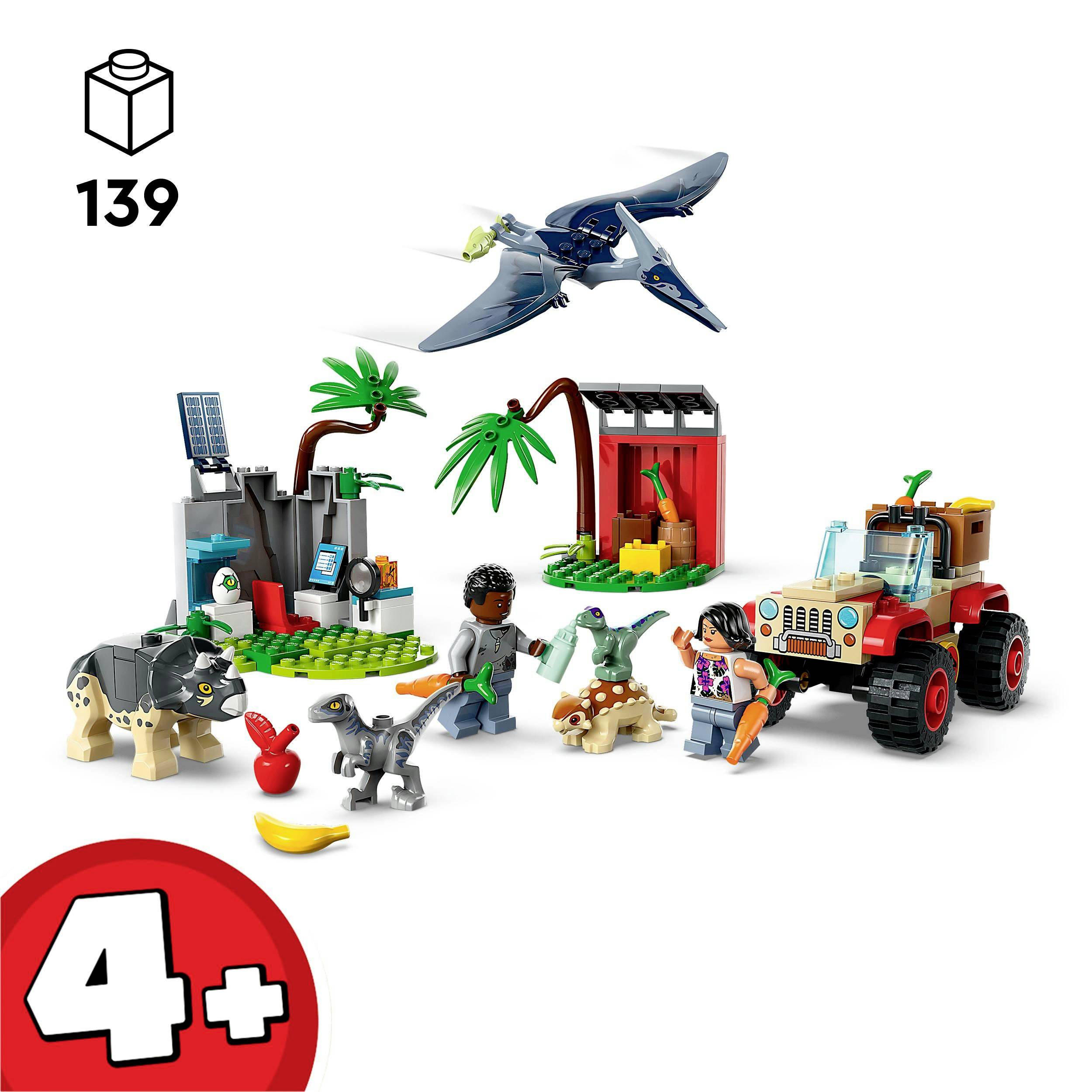76963 LEGO® JURASSIC WORLD™ Rettungszentrum für Baby-Dinos