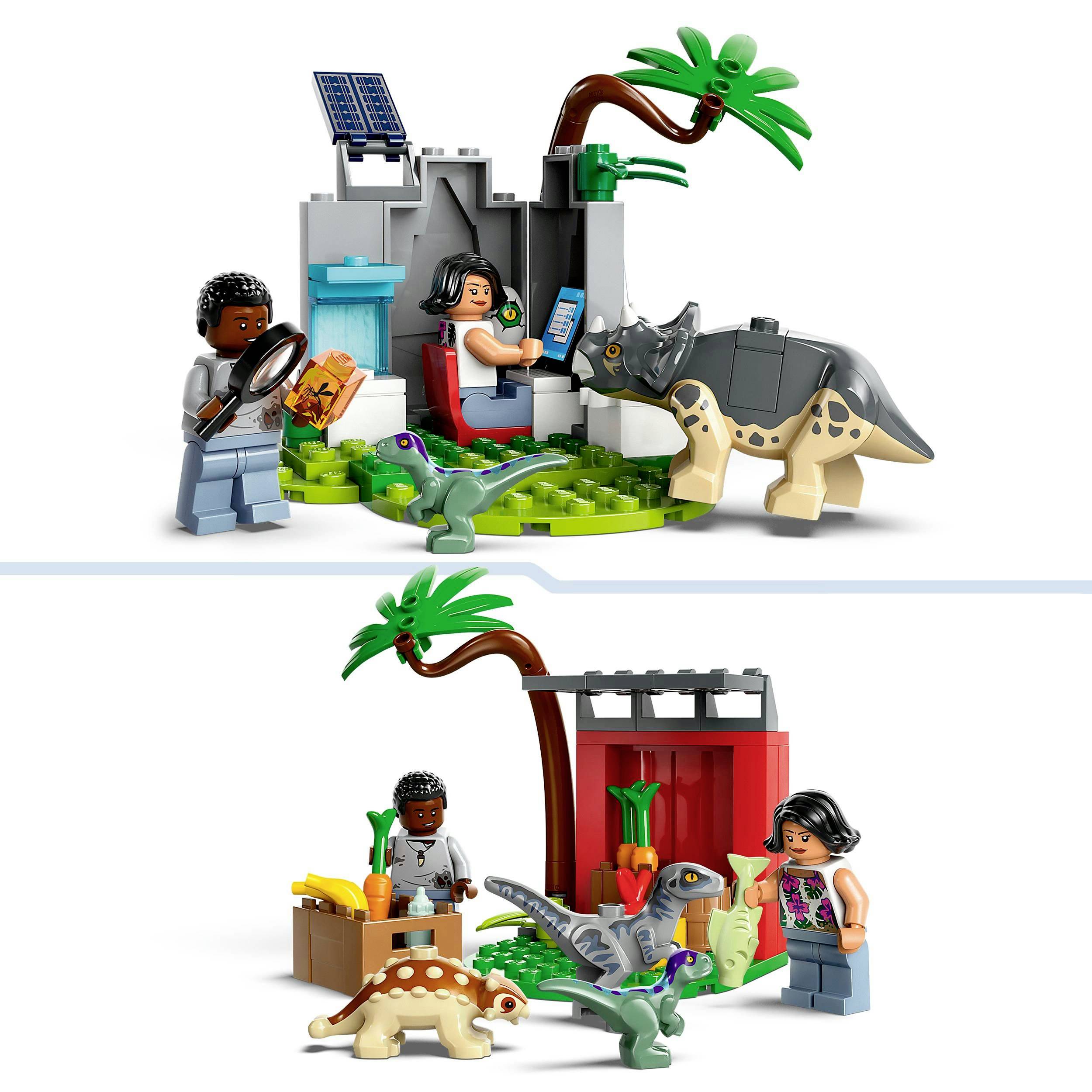 76963 LEGO® JURASSIC WORLD™ Rettungszentrum für Baby-Dinos