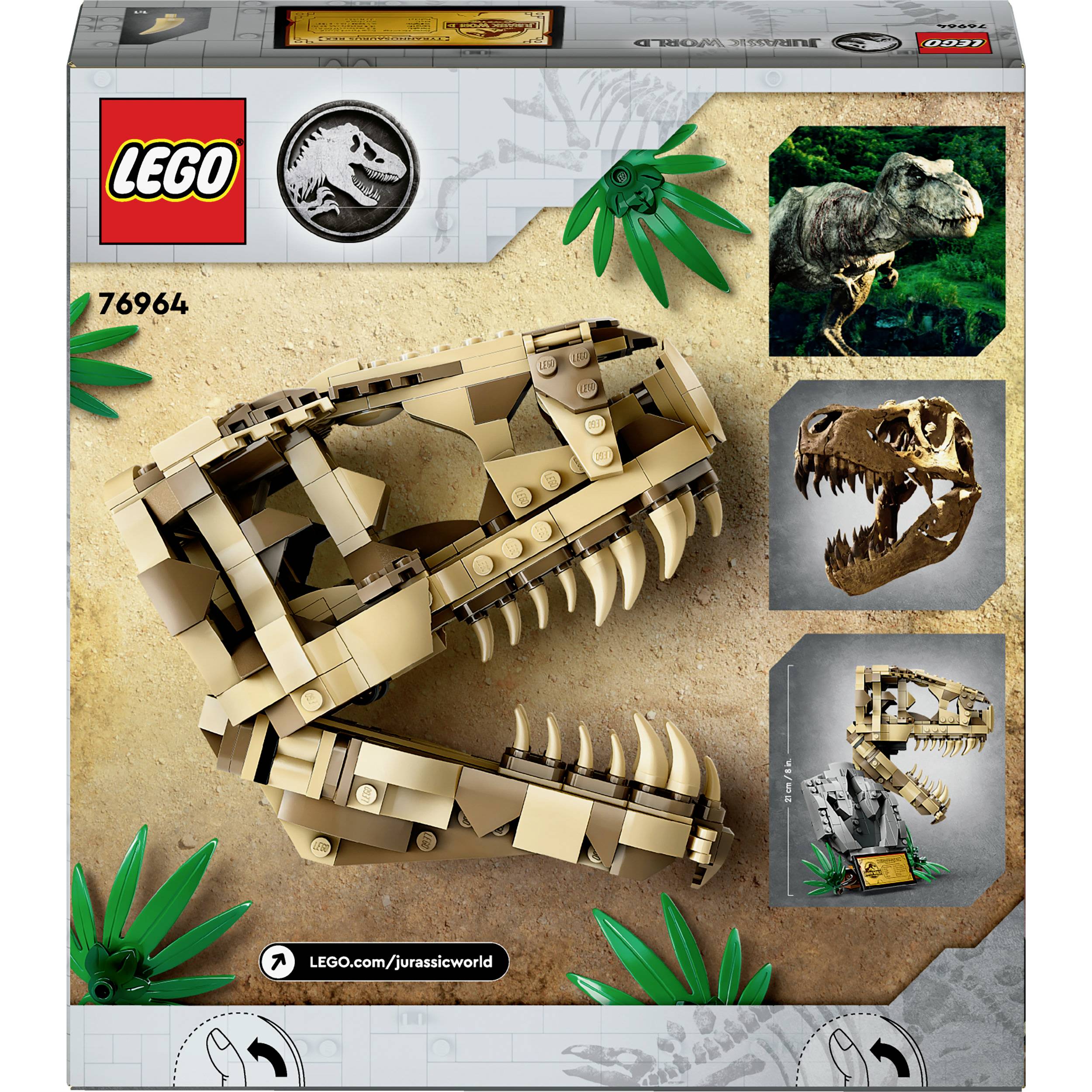 76964 LEGO® JURASSIC WORLD™ Dinosaurier-Fossilien: T.-rex-Kopf