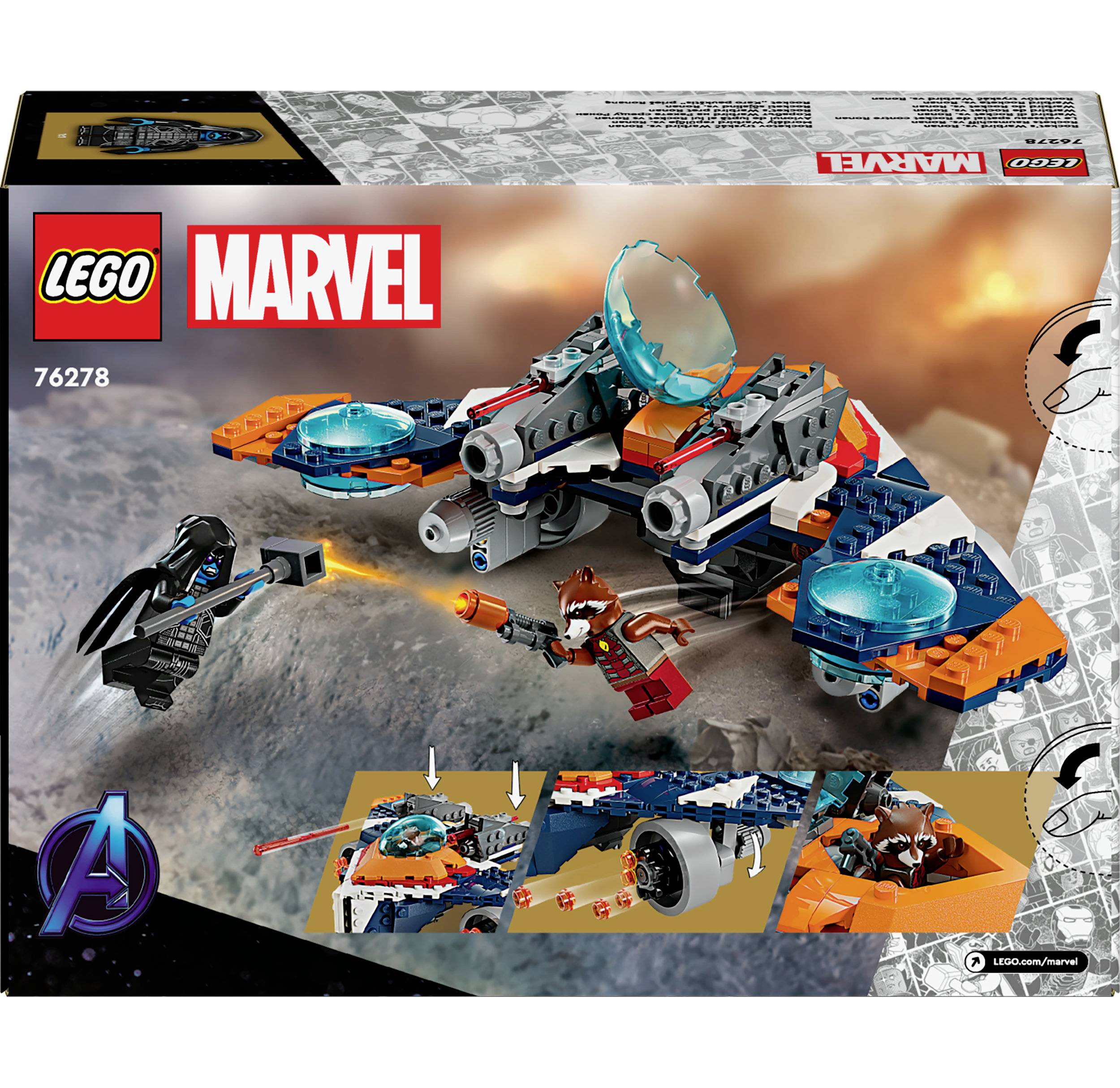 76278 LEGO® MARVEL SUPER HEROES Rockets Raumschiff vs. Ronan