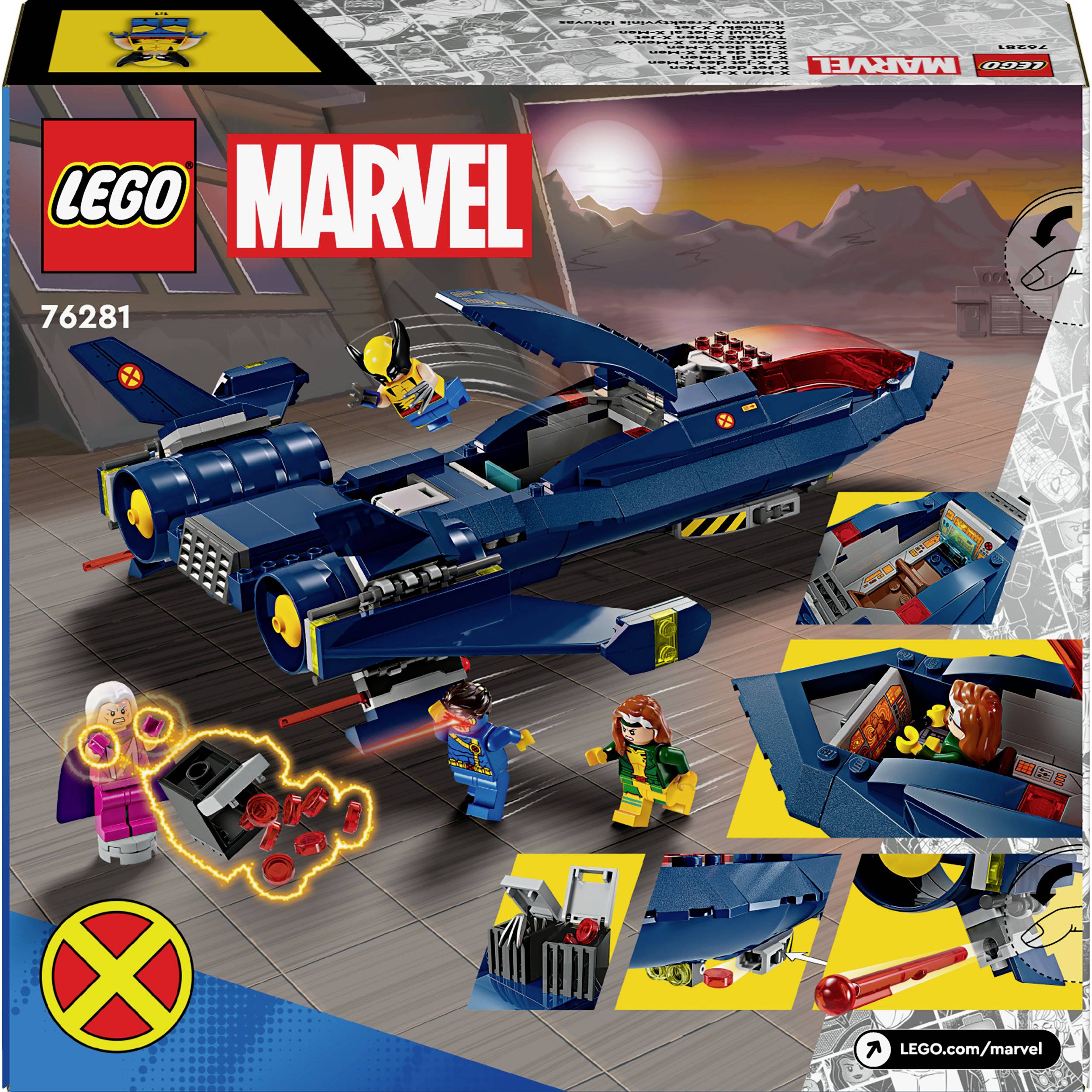 76281 LEGO® MARVEL SUPER HEROES X-Jet der X-Men