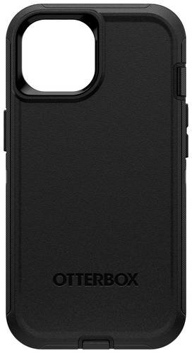 Otterbox Defender Backcover Apple iPhone 13, iPhone 14, iPhone 15 Schwarz MagSafe kompatibel, Standf