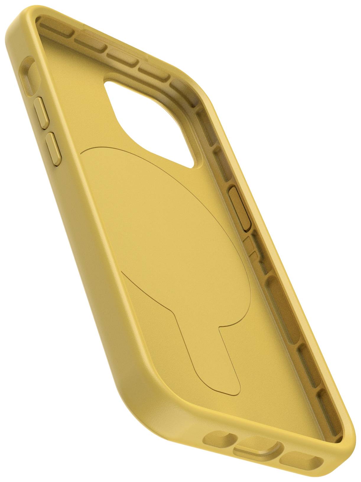 Otterbox OtterGrip Symmetry Backcover Apple iPhone 15, iPhone 14, iPhone 13 Gelb MagSafe kompatibel, integrierter Handygriff 77-93203