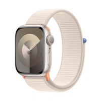 Apple Watch Series 9 GPS 41 mm Aluminiumgehäuse Sport Loop Starlight Apple Watch Series 9 GPS 41 mm Aluminiumgehäuse Sport Loop Starlight