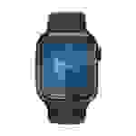 Apple Watch Series 9 GPS 41 mm Aluminiumgehäuse Sport Band Midnight S/M