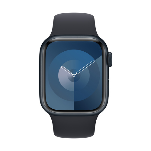 Apple Watch Series 9 GPS 41mm Aluminiumgehäuse Sport Band Midnight M/L
