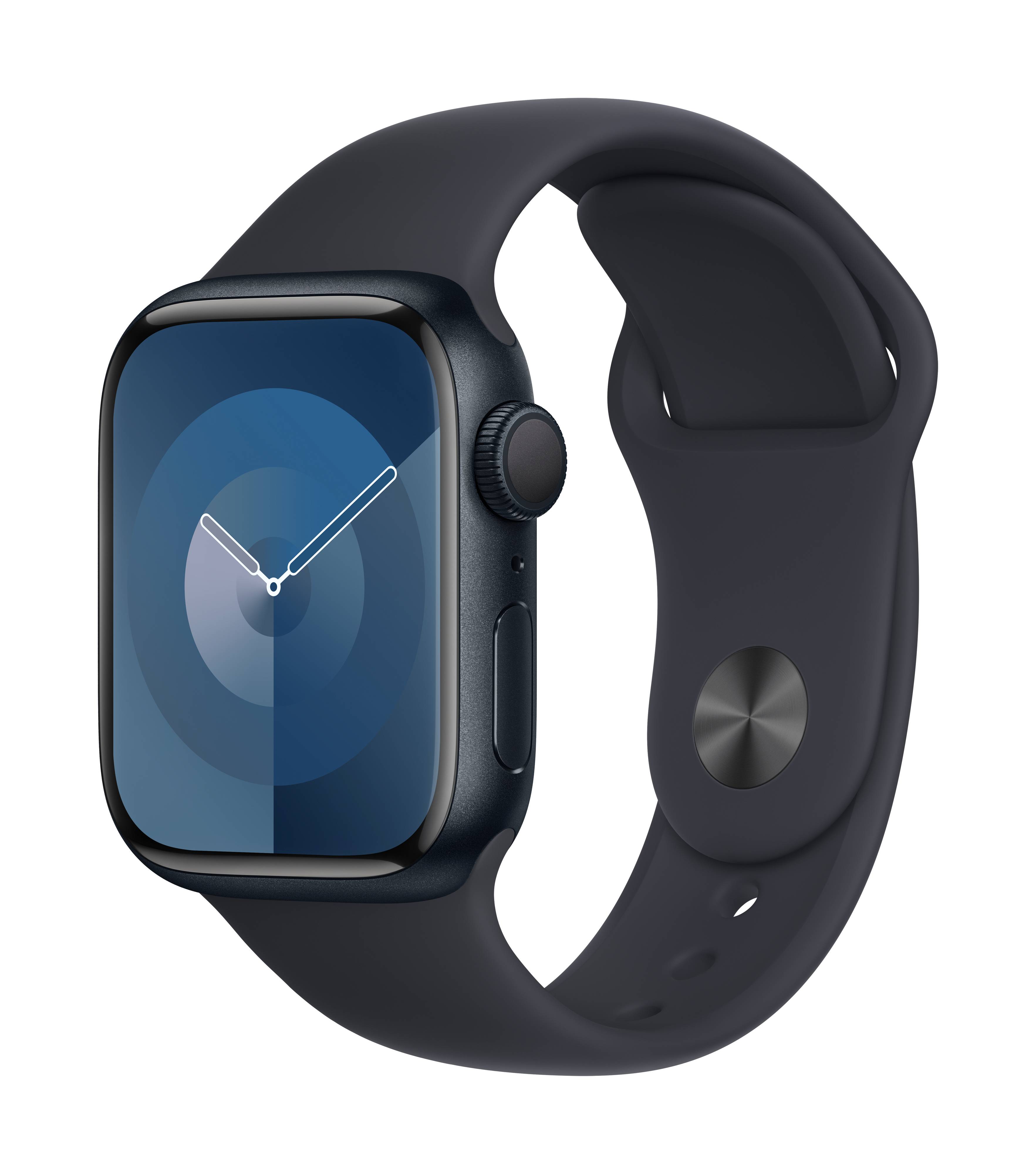 Apple Watch Series 9 GPS 41 mm Aluminiumgehäuse Sport Band Midnight M/L