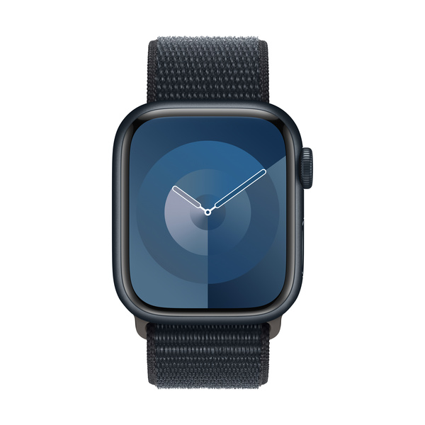Apple Watch Series 9 GPS 41 mm Aluminiumgehäuse Sport Loop Midnight