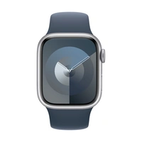 Apple Watch Series 9 GPS 41 mm Aluminiumgehäuse Sport Band Storm Blue M/L Apple Watch Series 9 GPS 41 mm Aluminiumgehäuse Sport Band Storm Blue M/L