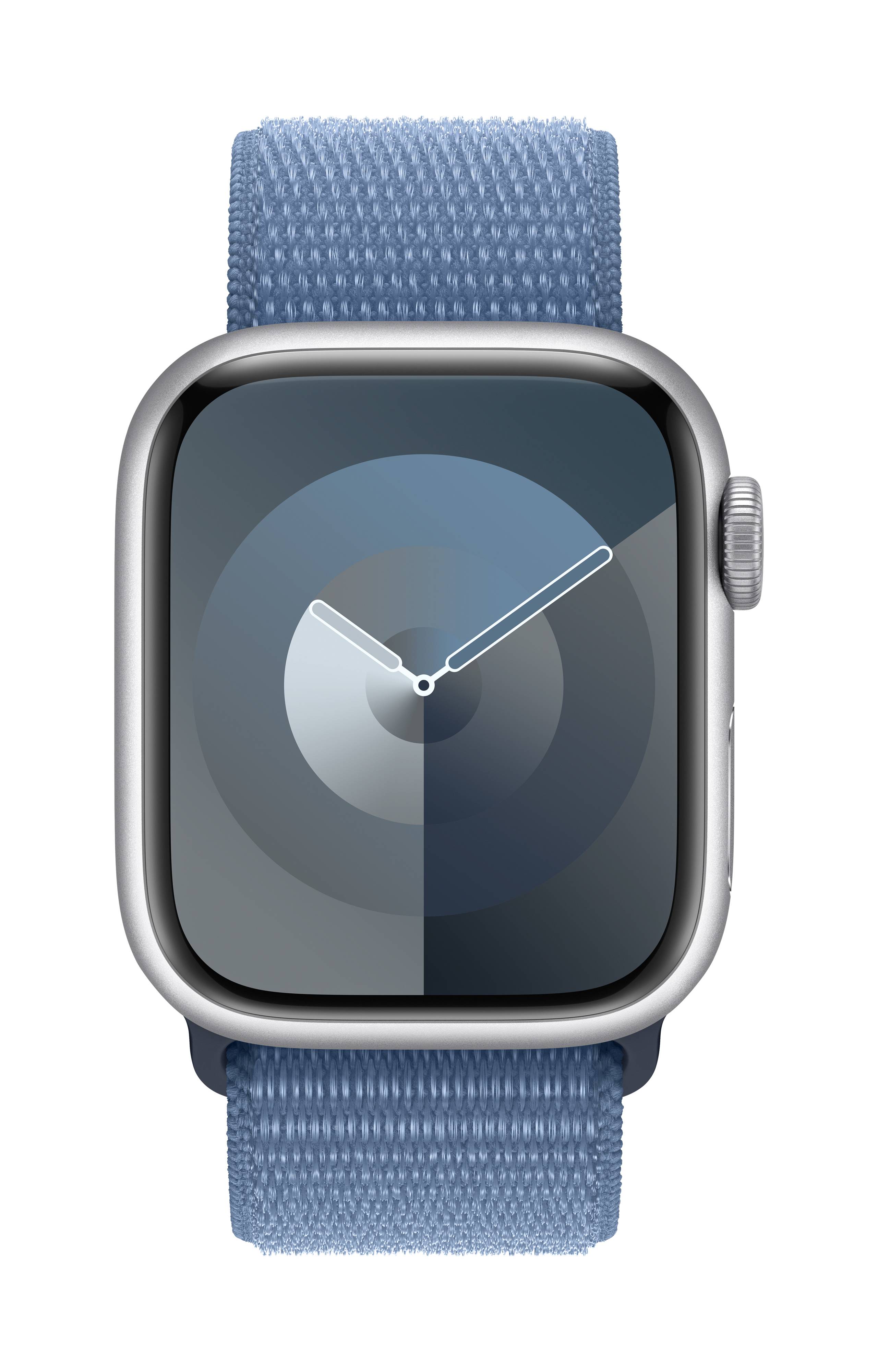 Apple Watch Series 9 GPS 41 mm Aluminiumgehäuse Sport Loop Winterblau