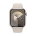 Apple Watch Series 9 GPS 45mm Aluminiumgehäuse Sport Band Starlight S/M
