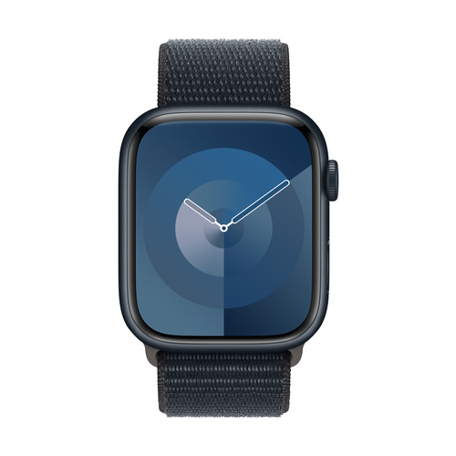 Apple Watch Series 9 GPS 45mm Aluminiumgehäuse Sport Loop Midnight