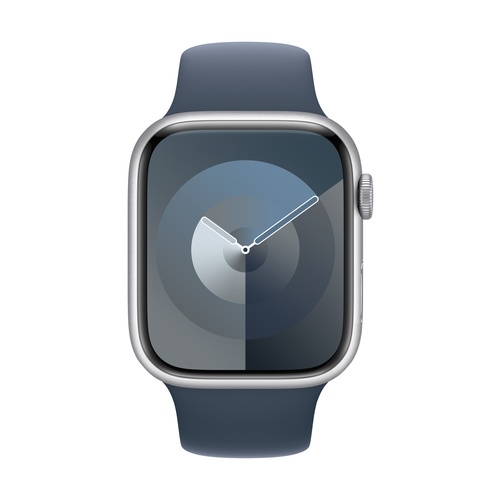 Apple Watch Series 9 GPS 45mm Aluminiumgehäuse Sport Band Storm Blue S/M