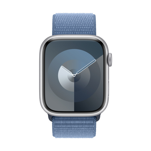 Apple Watch Series 9 GPS 45 mm Aluminiumgehäuse Sport Loop Winterblau