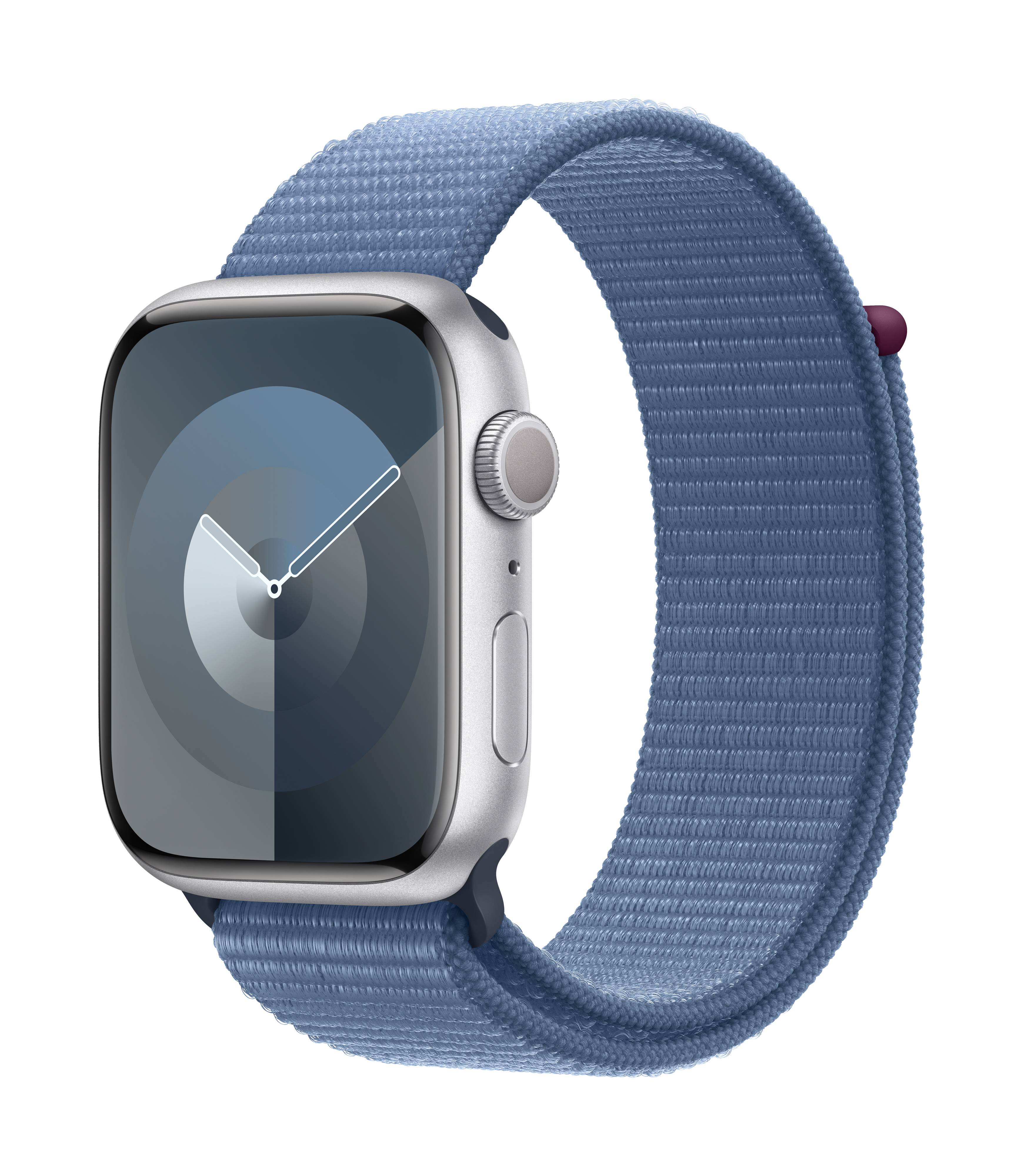 Apple Watch Series 9 GPS 45 mm Aluminiumgehäuse Sport Loop Winterblau
