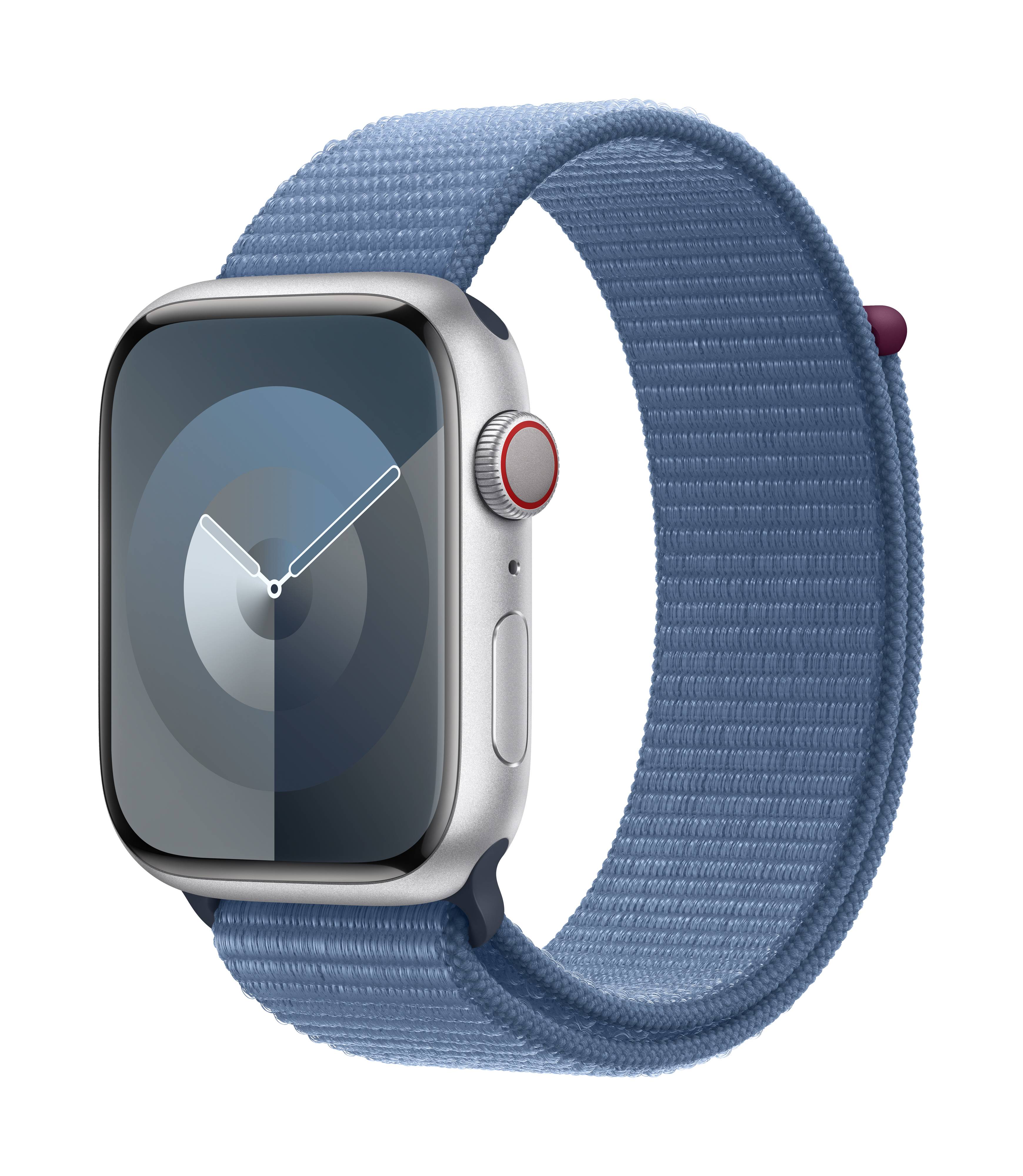 Apple Watch Series 9 GPS + Cellular 45 mm Aluminiumgehäuse Sport Loop Winterblau