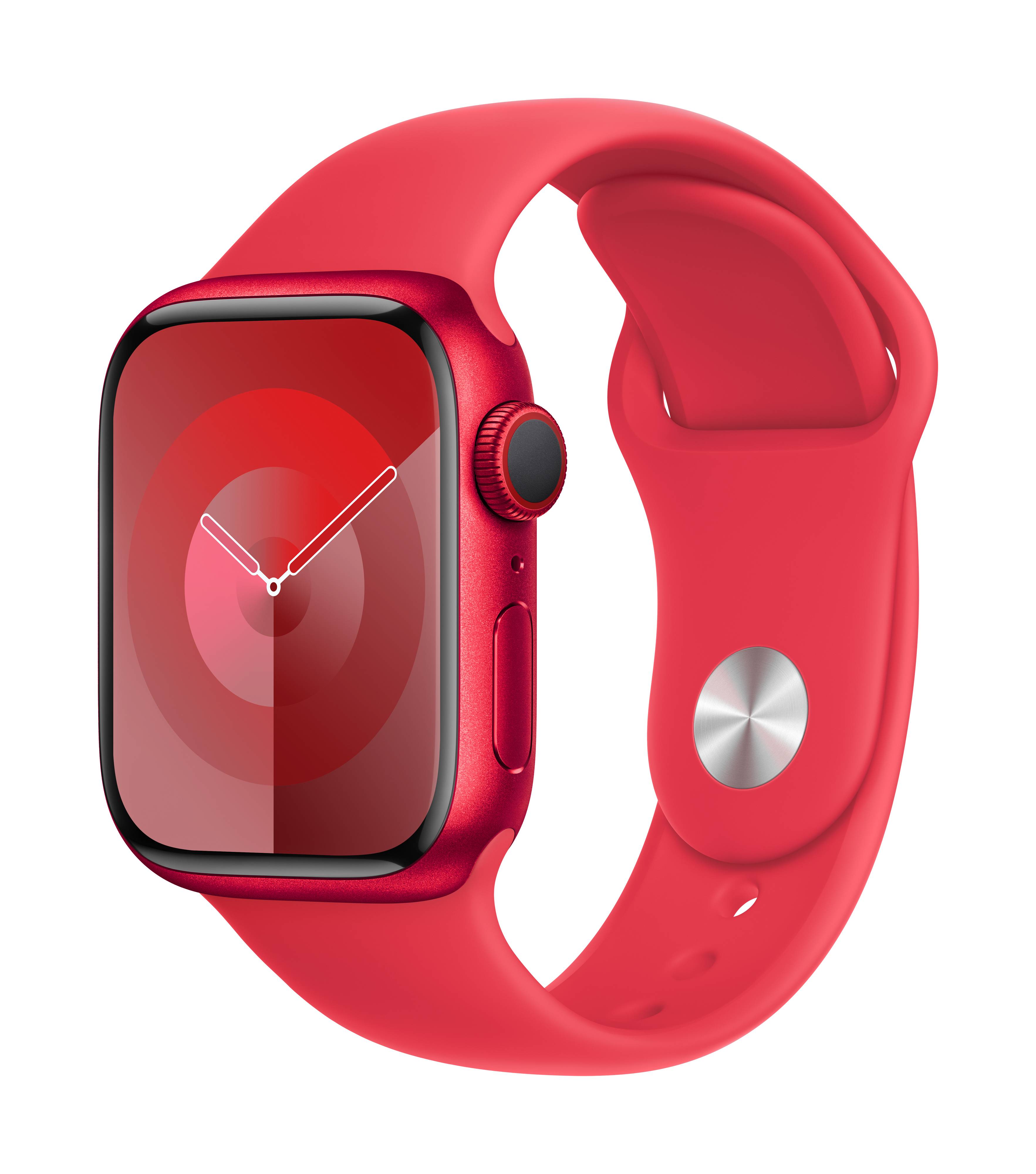 Apple Watch Series 9 GPS + Cellular 41 mm Aluminiumgehäuse Sport Band (PRODUCT) RED™ S/M