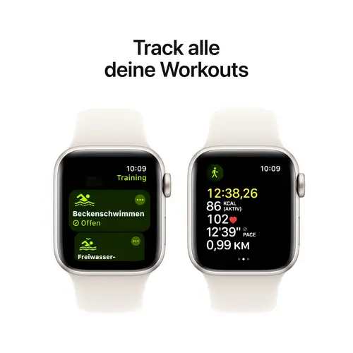 Apple Watch SE (2023) GPS 40mm Aluminiumgehäuse Sport Band Starlight S/M Apple Watch SE (2023) GPS 40mm Aluminiumgehäuse Sport Band Starlight S/M