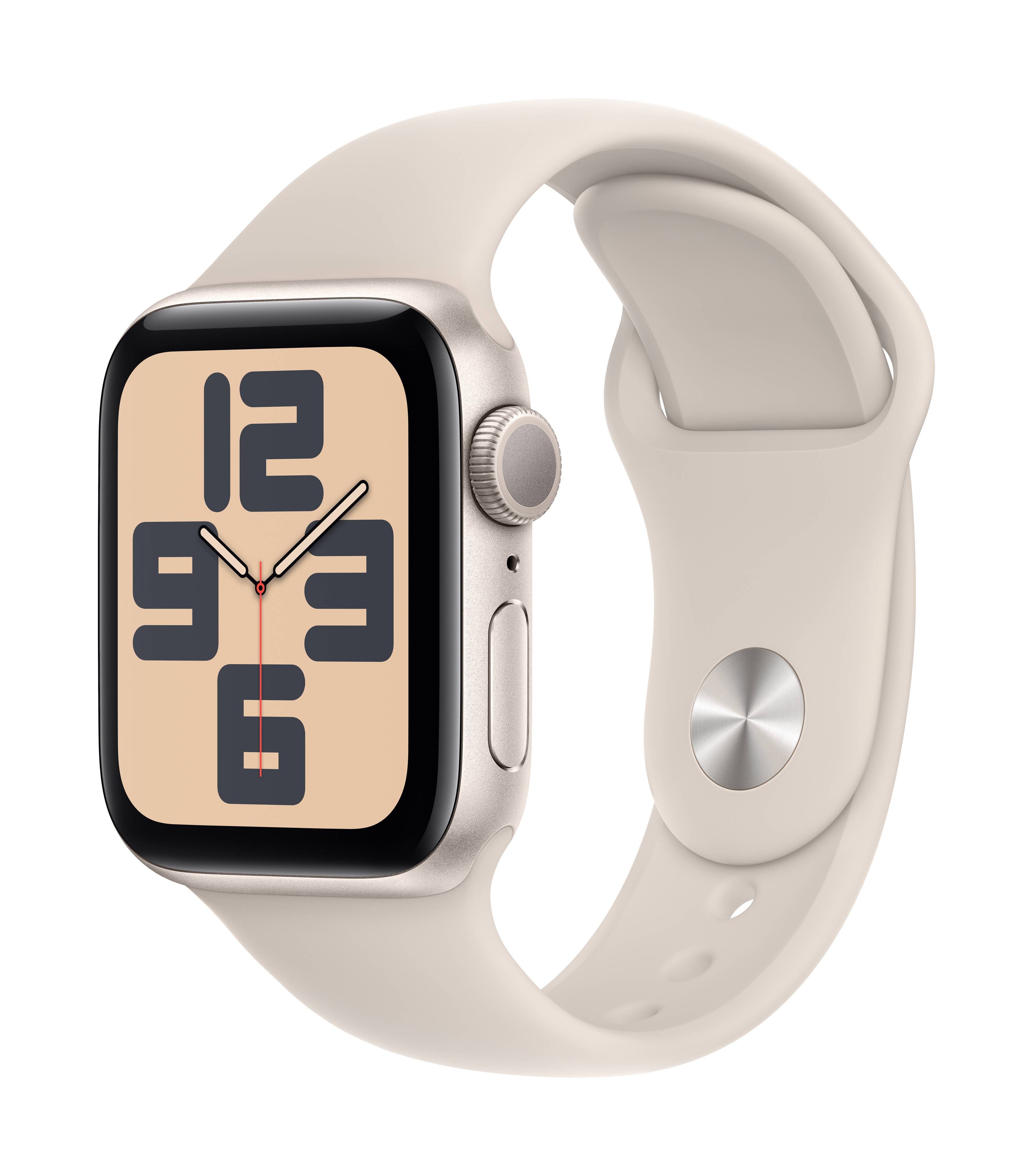 Apple Watch SE (2023) GPS 40mm Aluminiumgehäuse Sport Band Starlight M/L